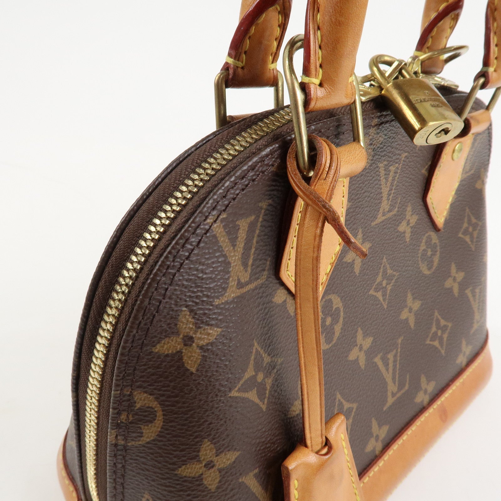 Louis Vuitton Monogram Alma BB 2 Way Hand Bag M53152 Used