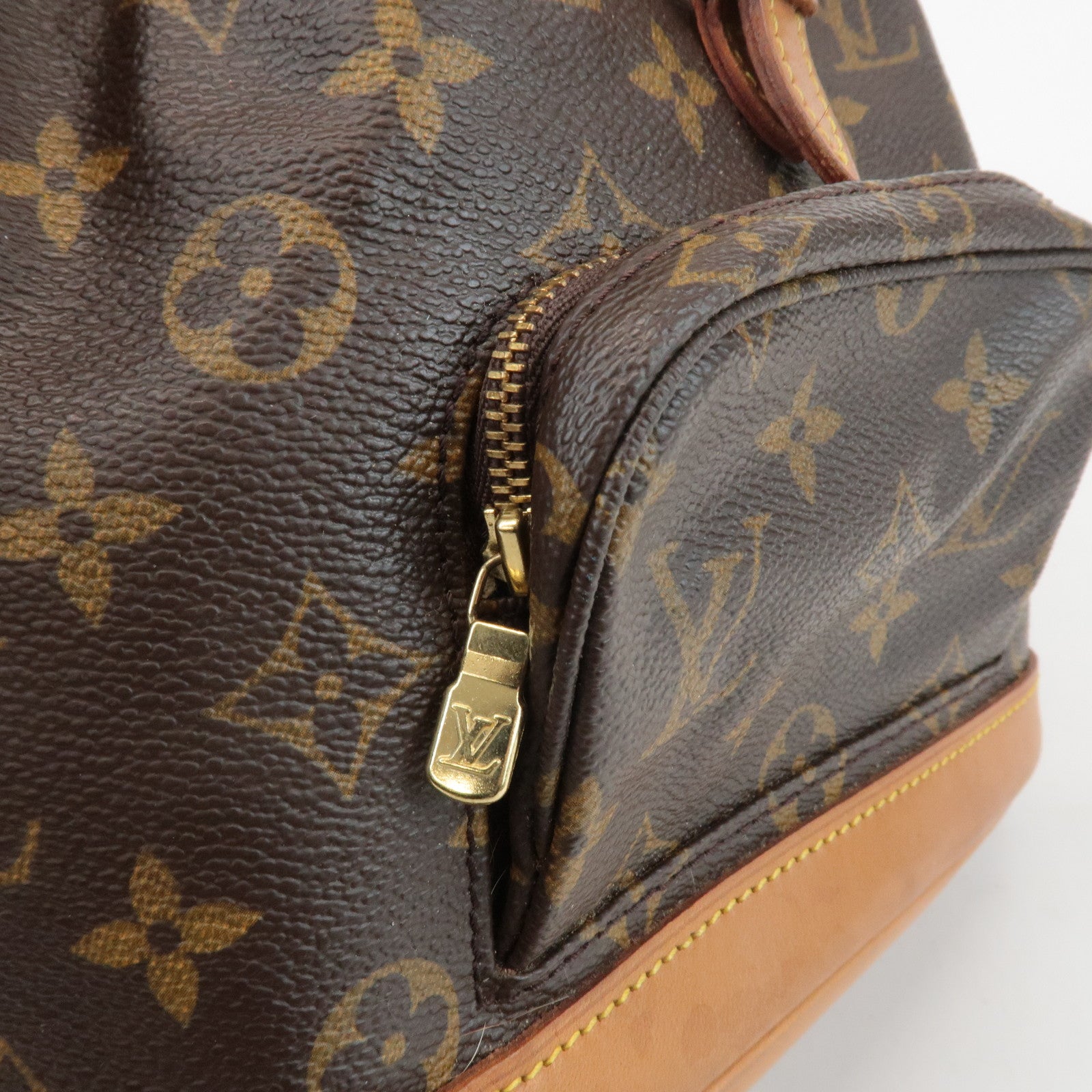 Louis Vuitton Monogram Mini Montsouris Back Pack Brown M51137 Used