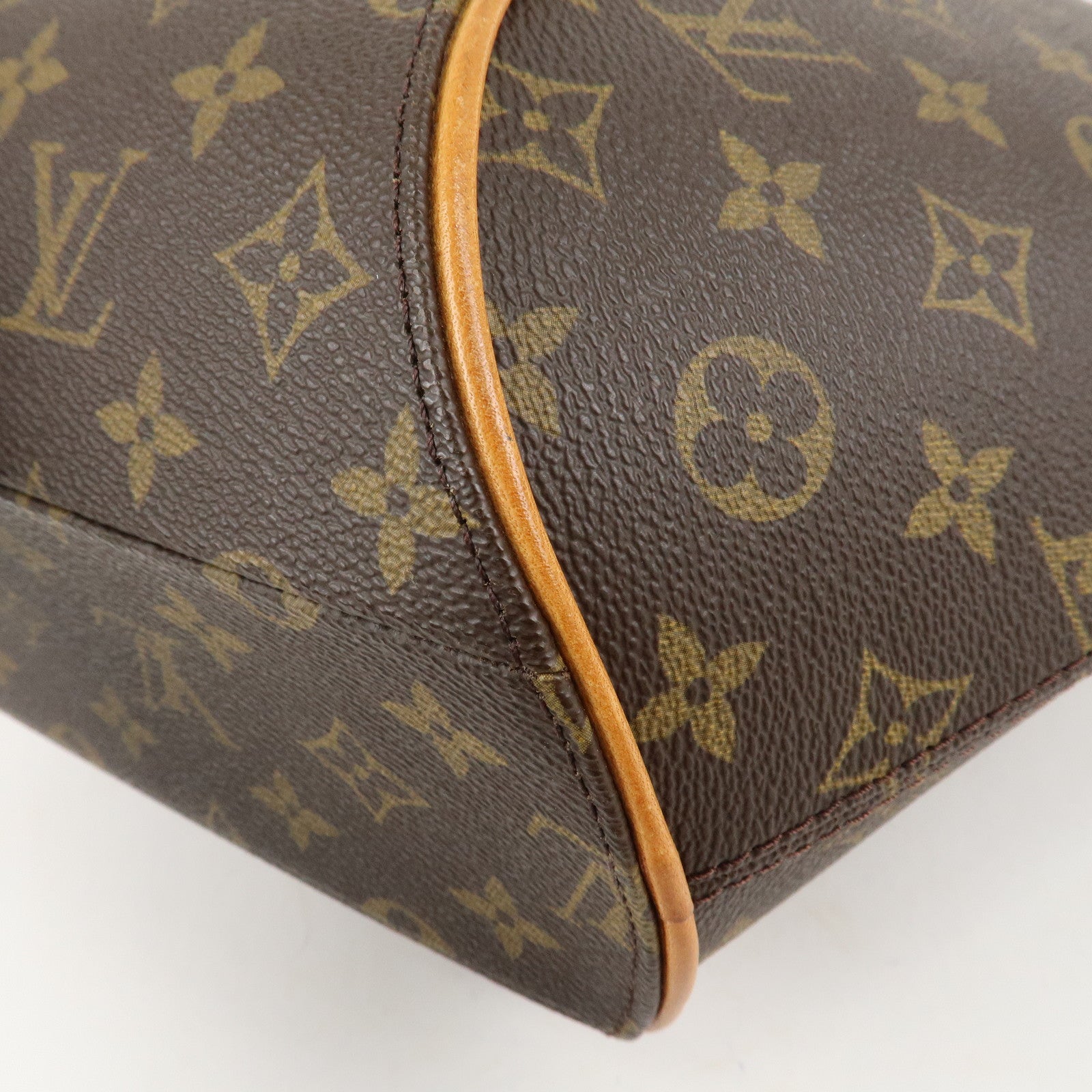 Louis Vuitton Monogram Ellipse MM Hand Bag Brown M51126 Used