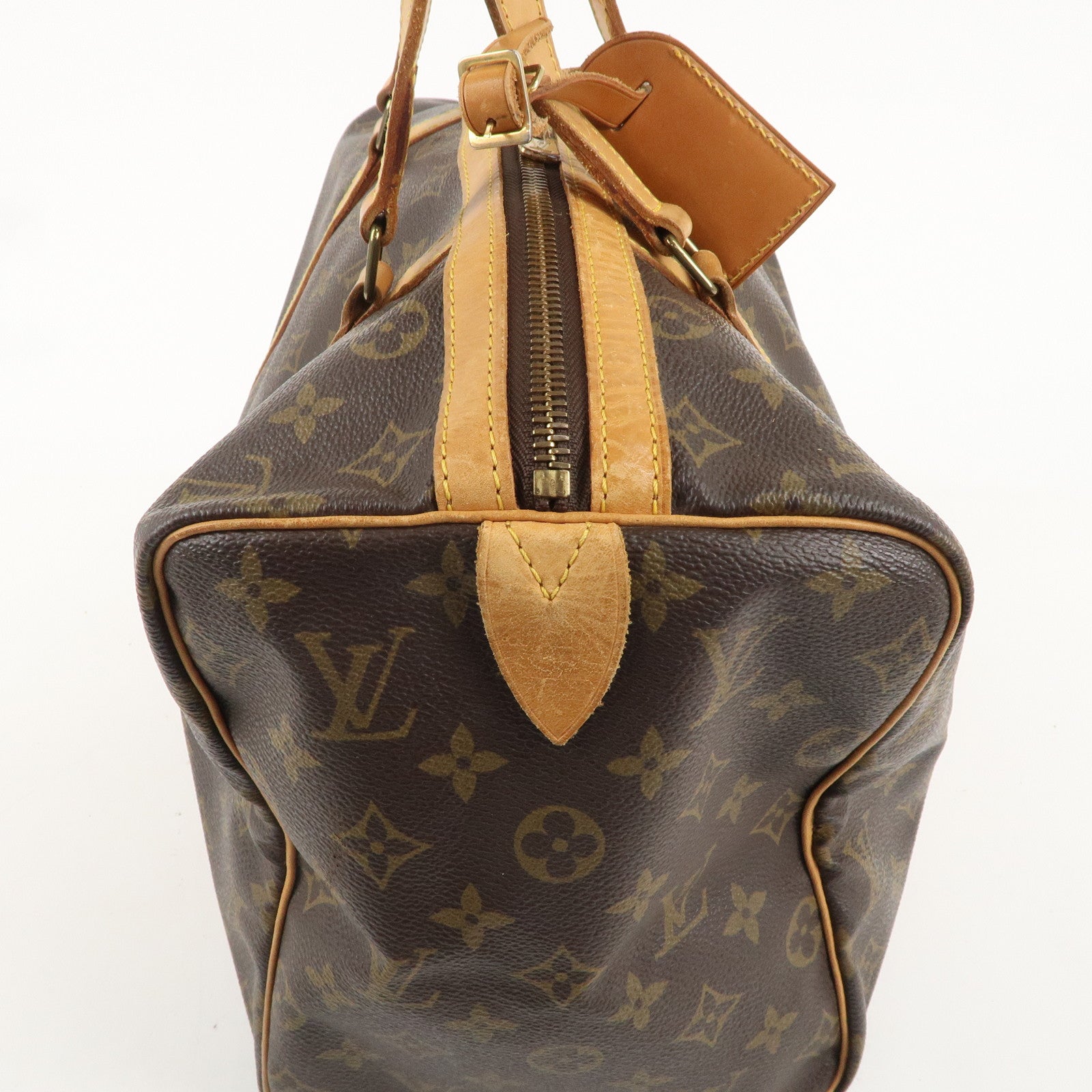 Louis Vuitton Monogram Sac Souple 35 Boston Bag Brown M41626