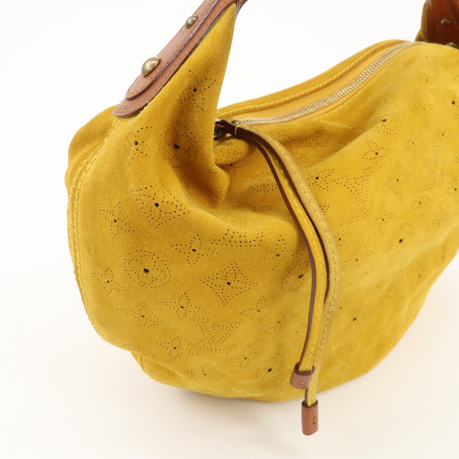 Louis Vuitton Monogram Mahina Onata GM Shoulder Bag Yellow M95118 Used