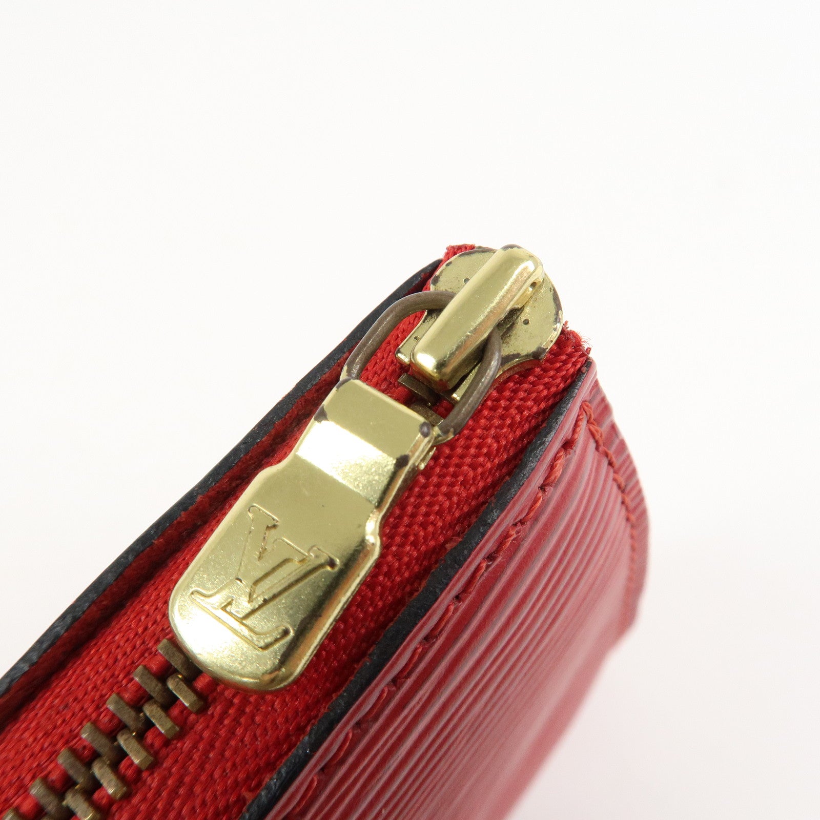 Louis Vuitton Epi Pochette Accessoires Pouch Castilian Red M52947 Used