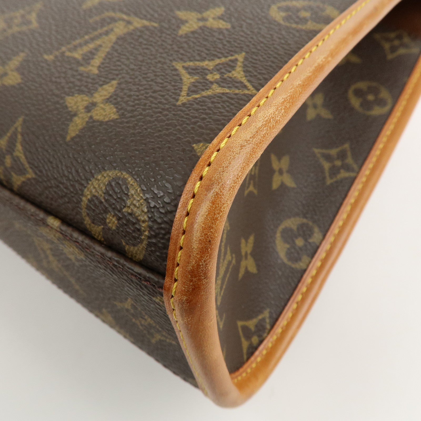 Louis Vuitton Monogram Bel Air Shoulder Bag Brown M51122