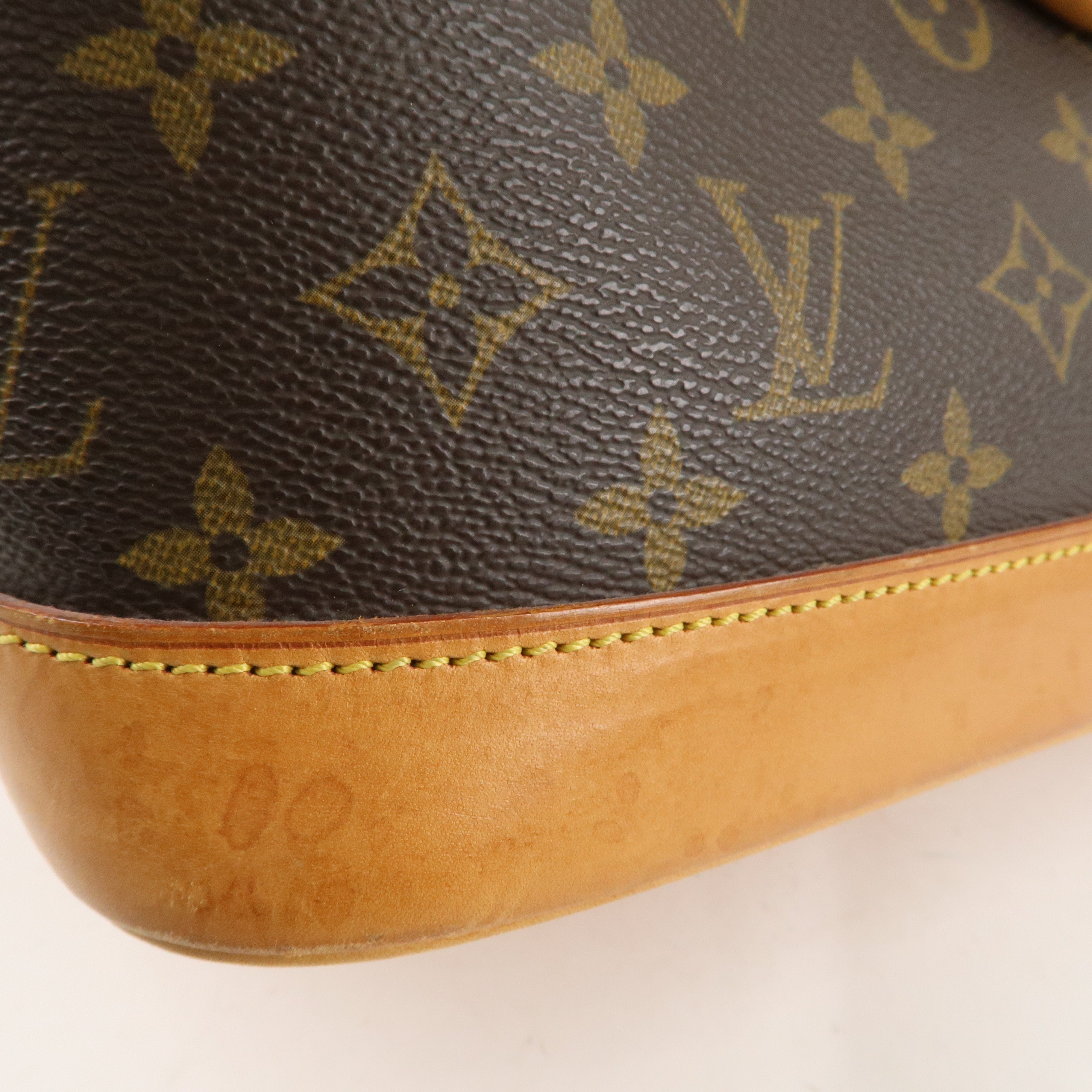 Louis Vuitton Monogram Alma Hand Bag Brown M51130