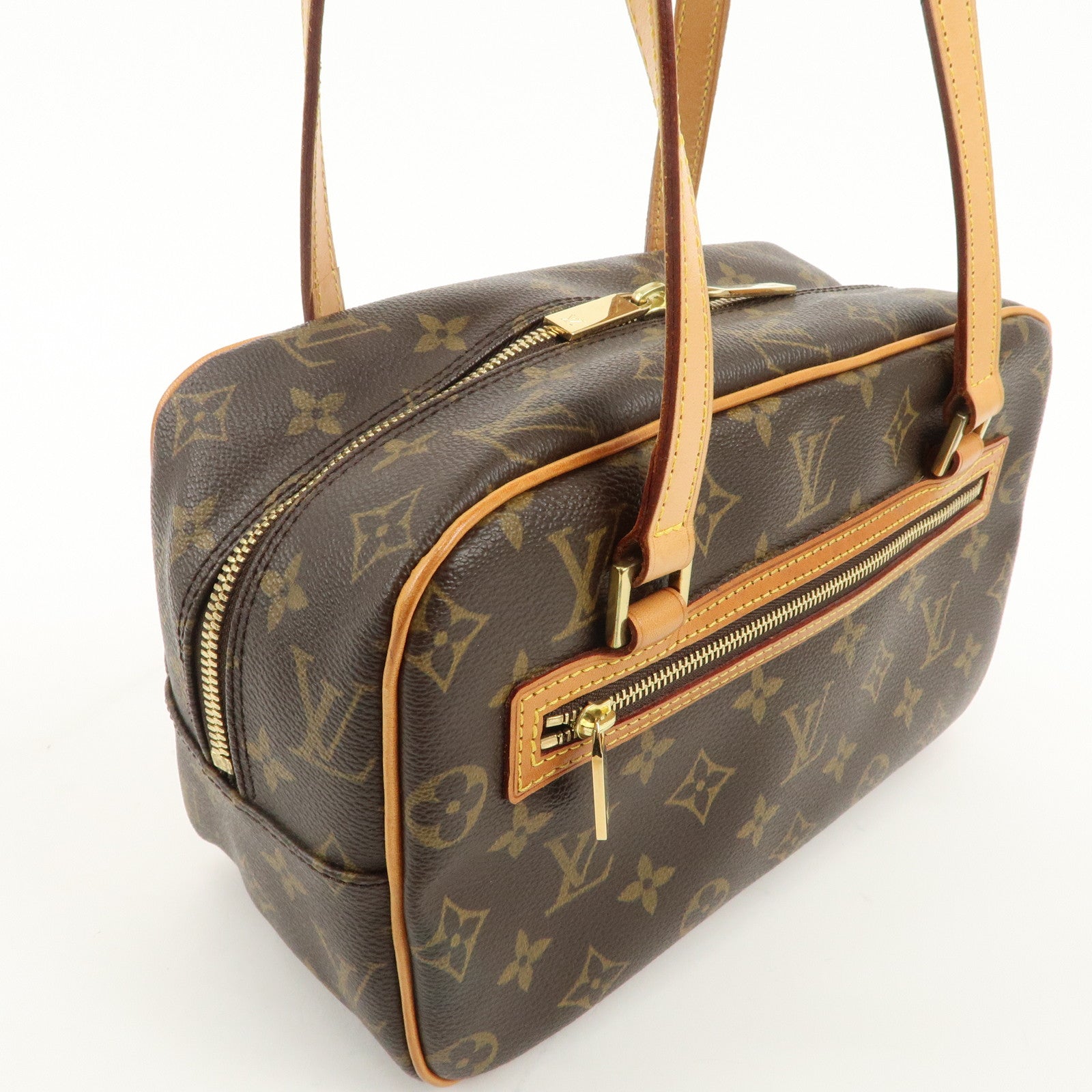 Louis Vuitton Monogram Cite MM Shoulder Bag Hand Bag M51182 Used