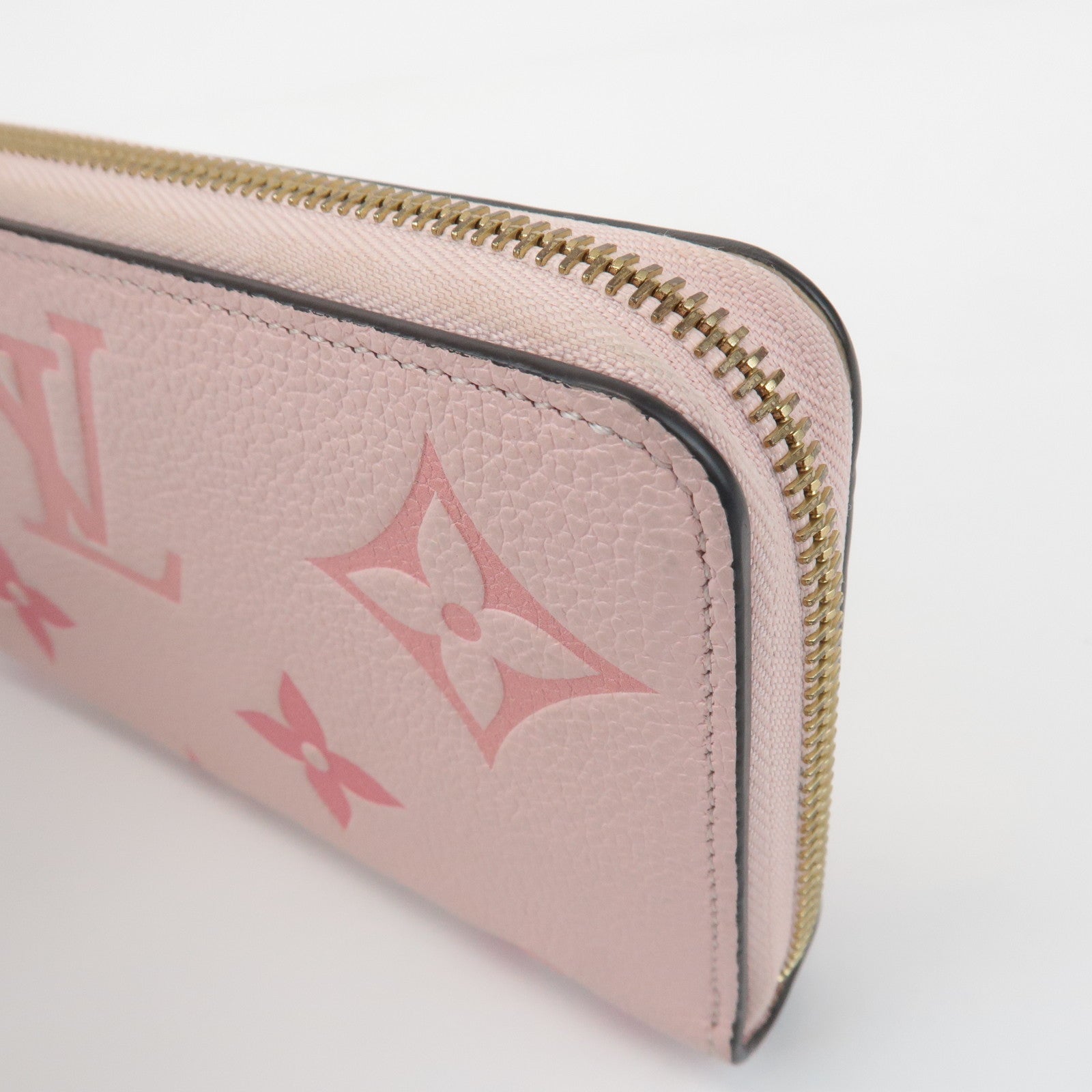 Louis Vuitton Monogram Empreinte Zippy Wallet Rose M80403 Used