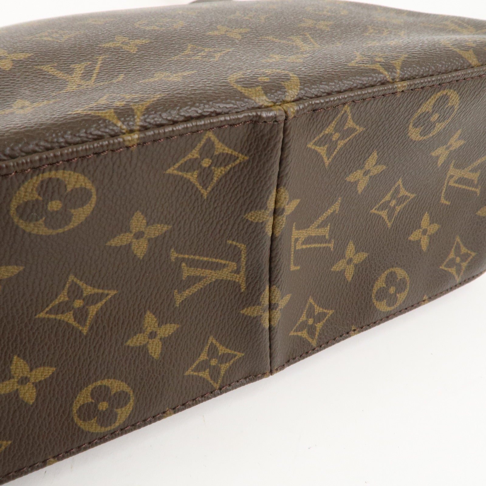 Louis Vuitton Monogram Looping GM Shoulder Bag Brown M51145