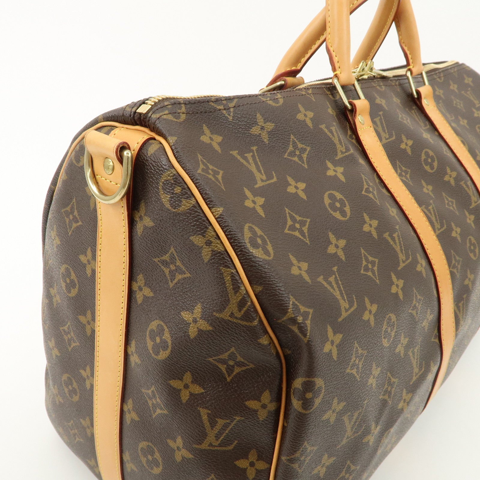 Louis Vuitton Monogram Keep All Bandouliere 50 Boston Bag M41416 Used