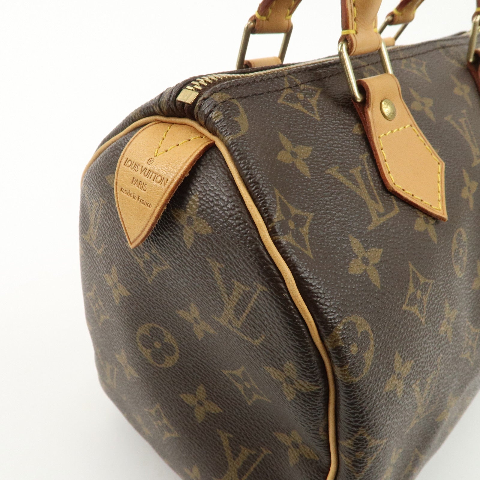 Louis Vuitton Monogram Speedy 25 Hand Bag Boston Bag M41528 Used