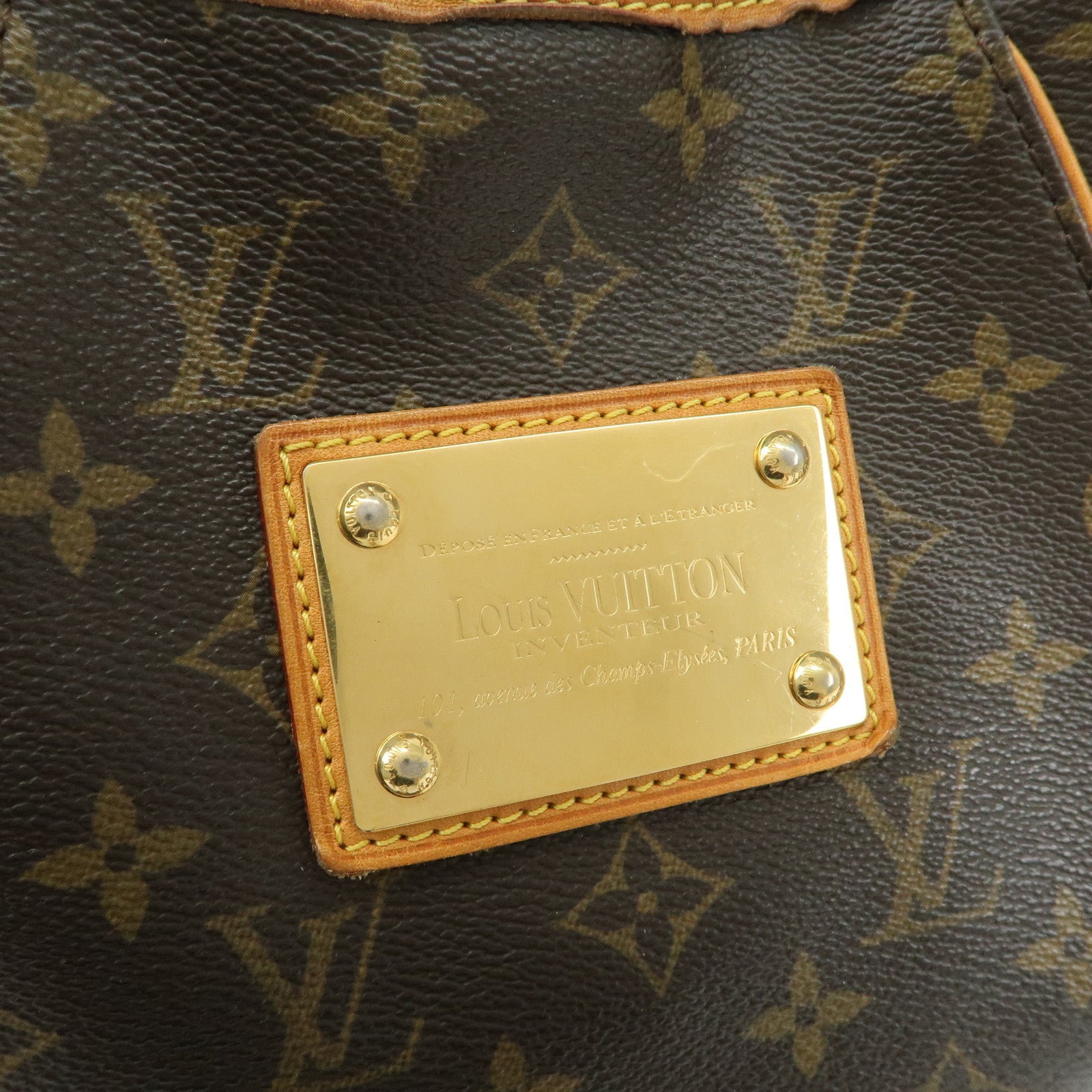 Louis Vuitton Monogram Galliera PM Shoulder Bag M56382 Used