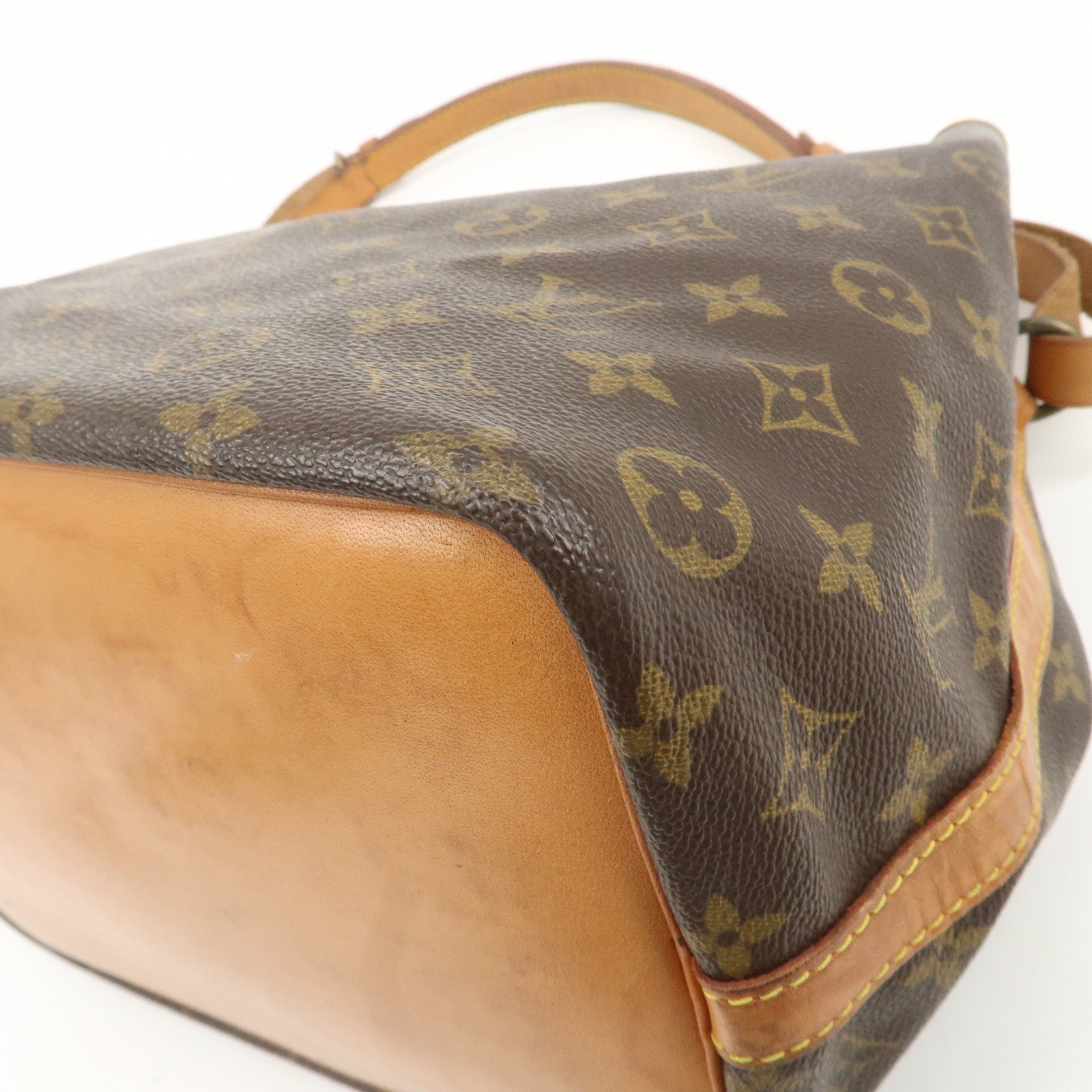 Louis Vuitton Monogram Petit Noe Shoulder Bag Brown M42226 Used