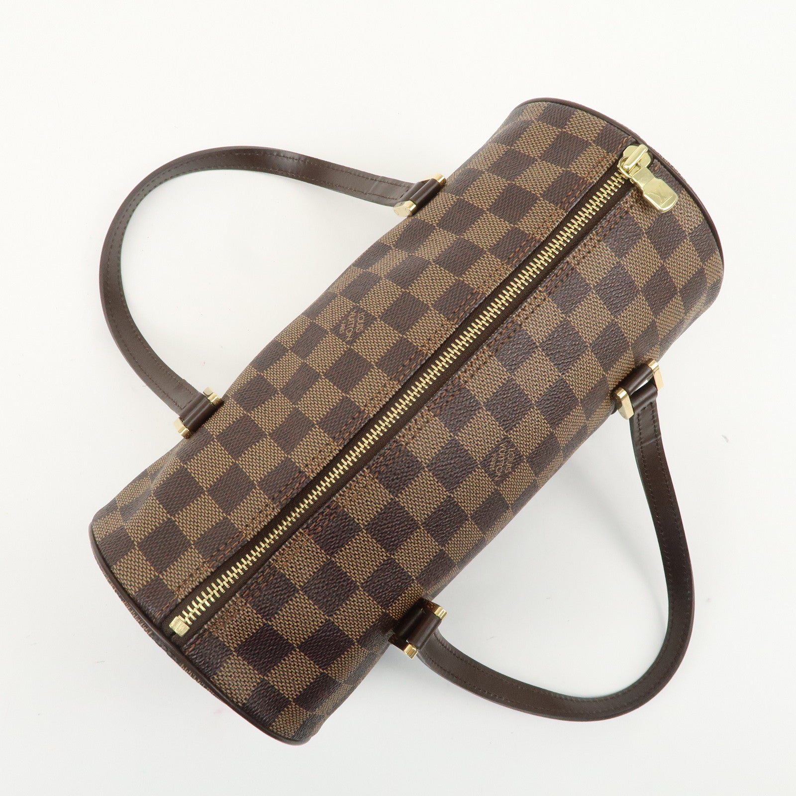 Louis Vuitton Damier Ebene Papillon 26 Hand Bag Brown N51304 Used