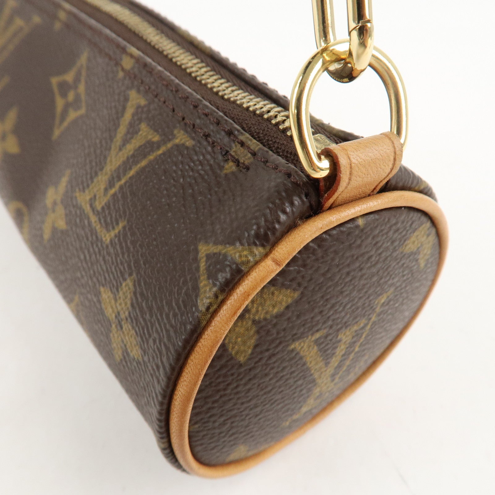 Louis Vuitton Monogram Mini Pouch for Papillon Bag Brown Used