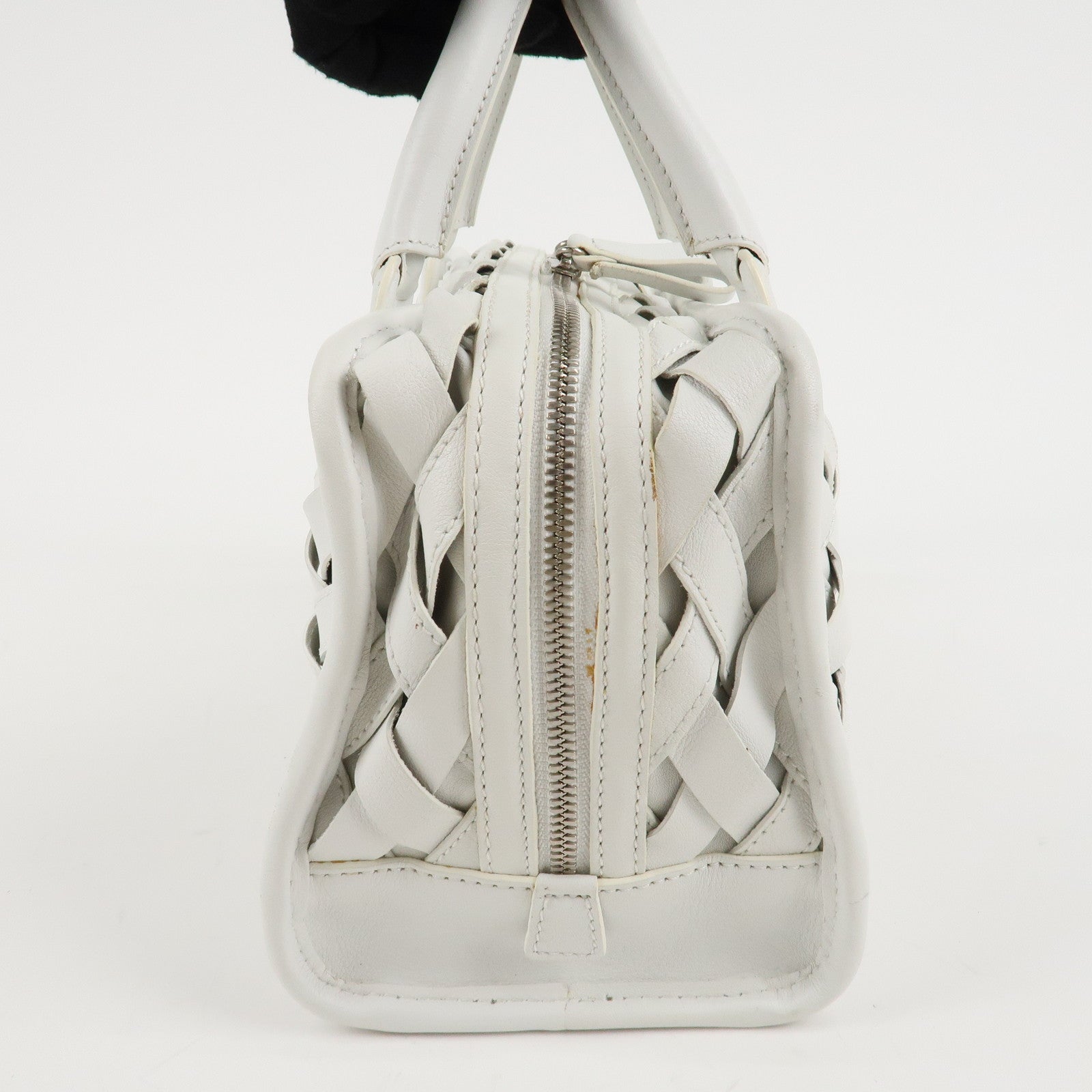 LOEWE Anaaglam Leather Hand Bag Amazone 28 White Used