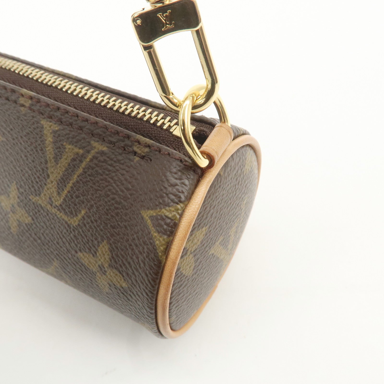 Louis Vuitton Monogram Mini Pouch for Papillon Bag Brown Used