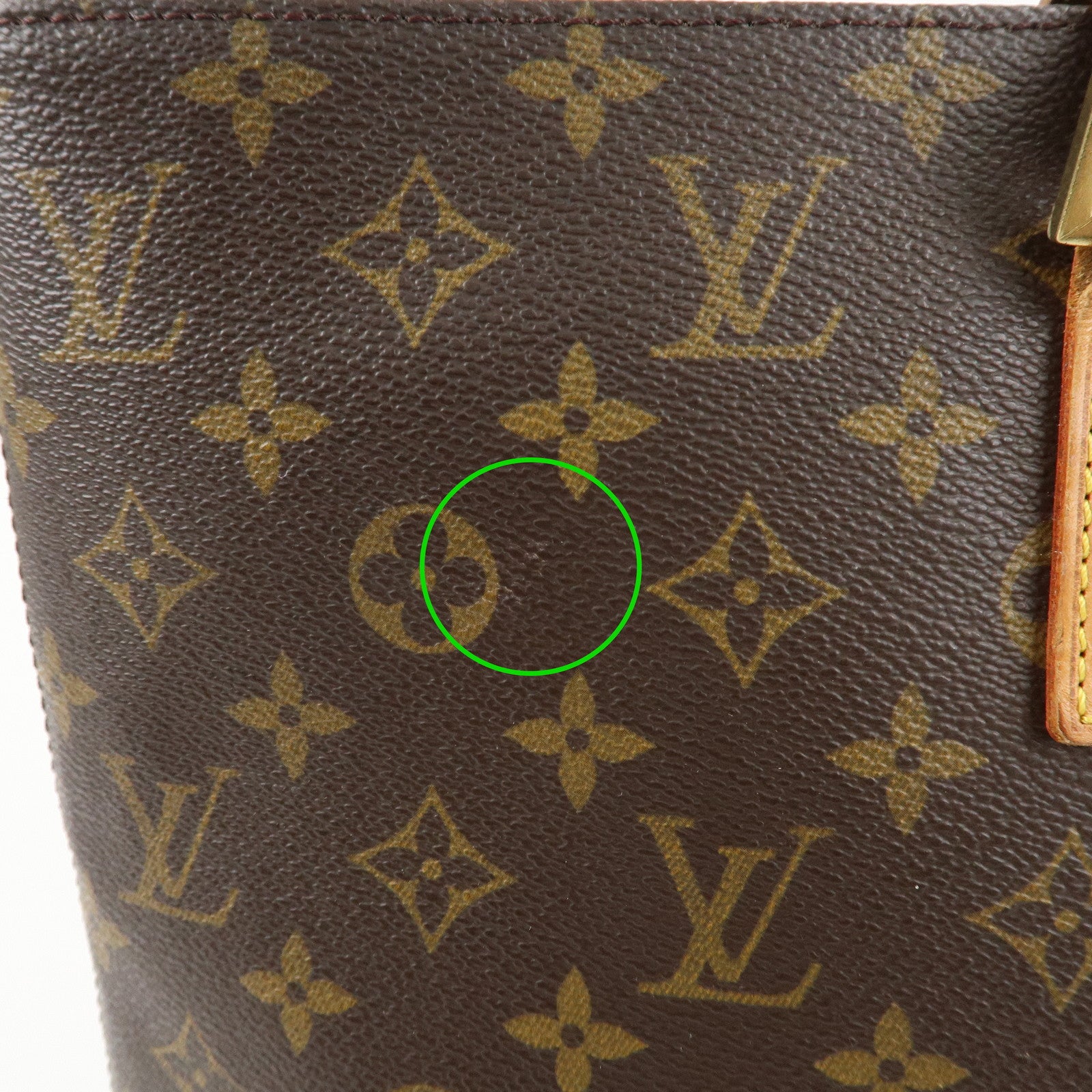 Louis Vuitton Monogram Luco Tote Bag Hand Bag Brown M51155 Used