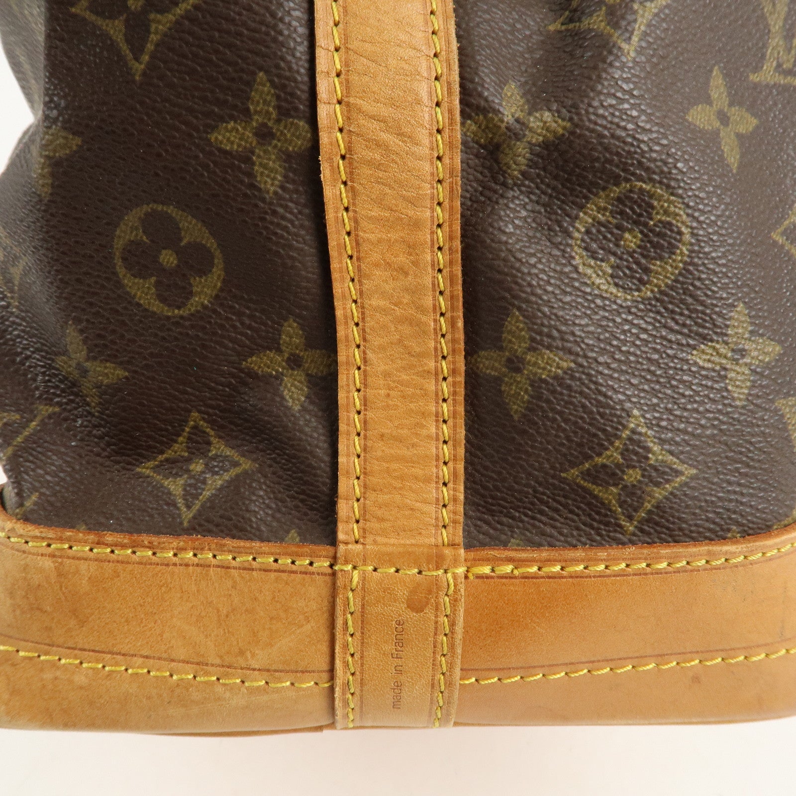 Louis Vuitton Monogram Noe Shoulder Bag Hand Bag Brown M42224 Used