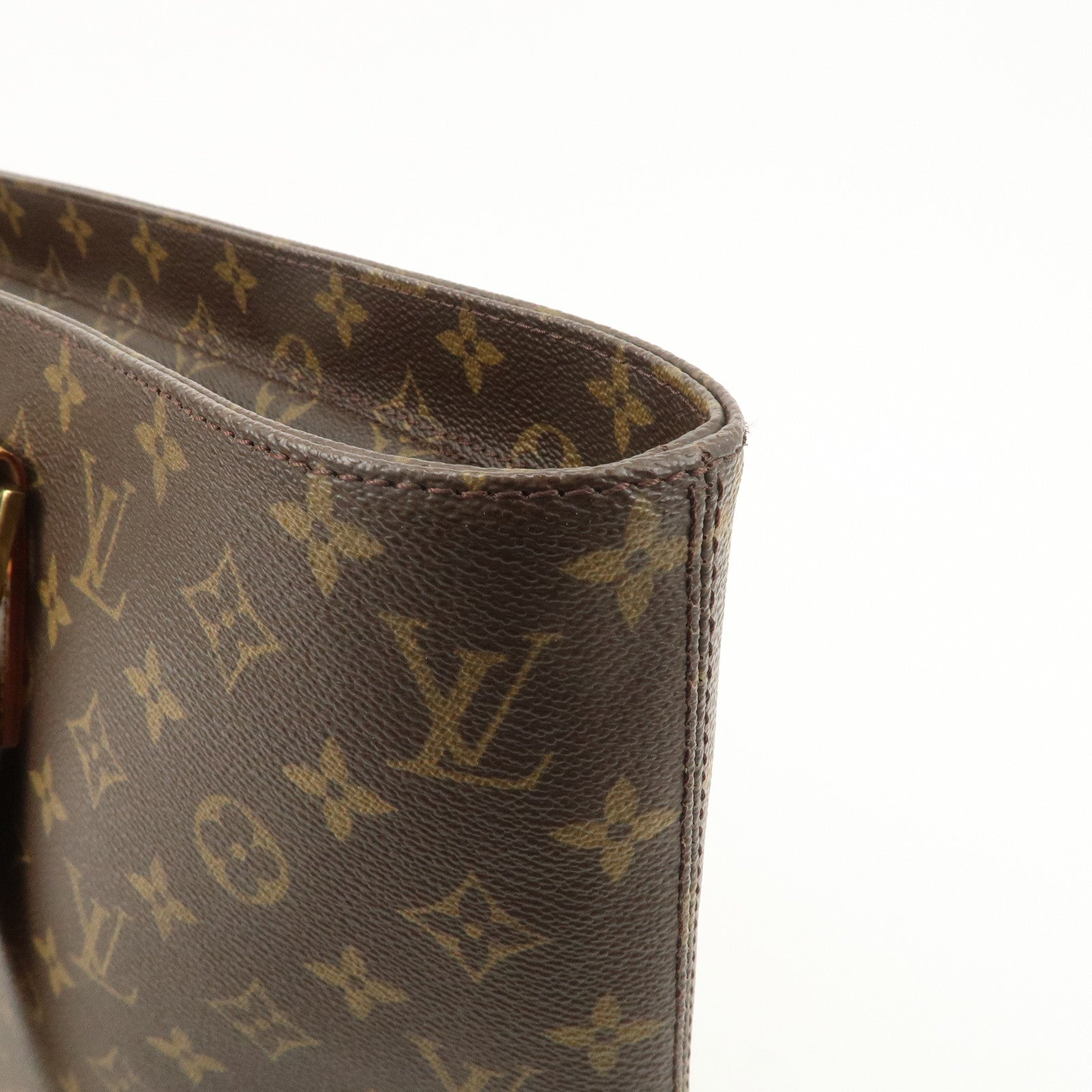 Louis Vuitton Monogram Luco Tote Bag Hand Bag Brown M51155 Used