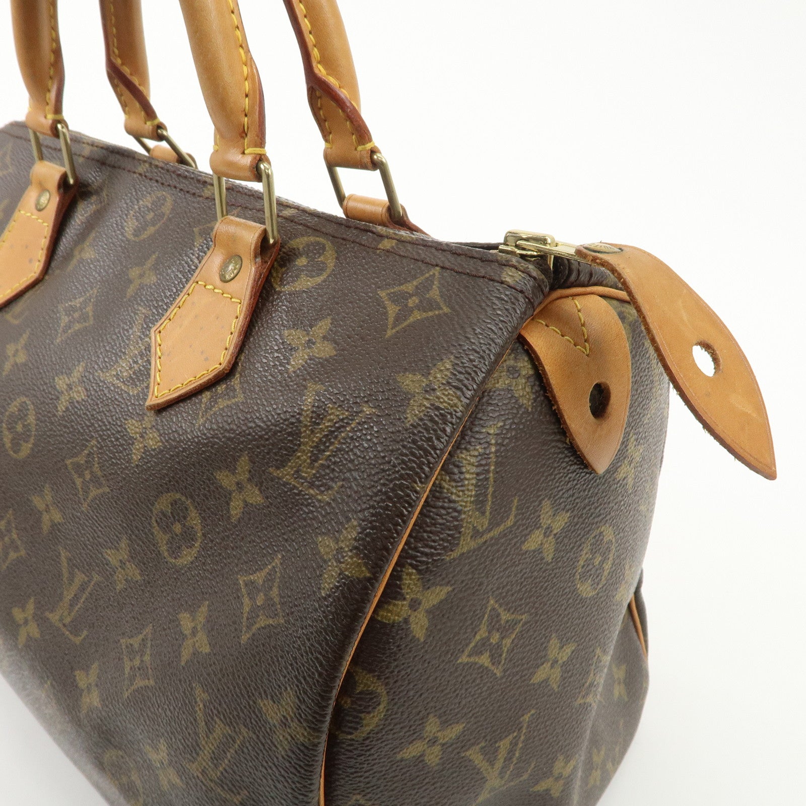 Louis Vuitton Monogram Speedy 30 Hand Bag Boston Bag M41526 Used