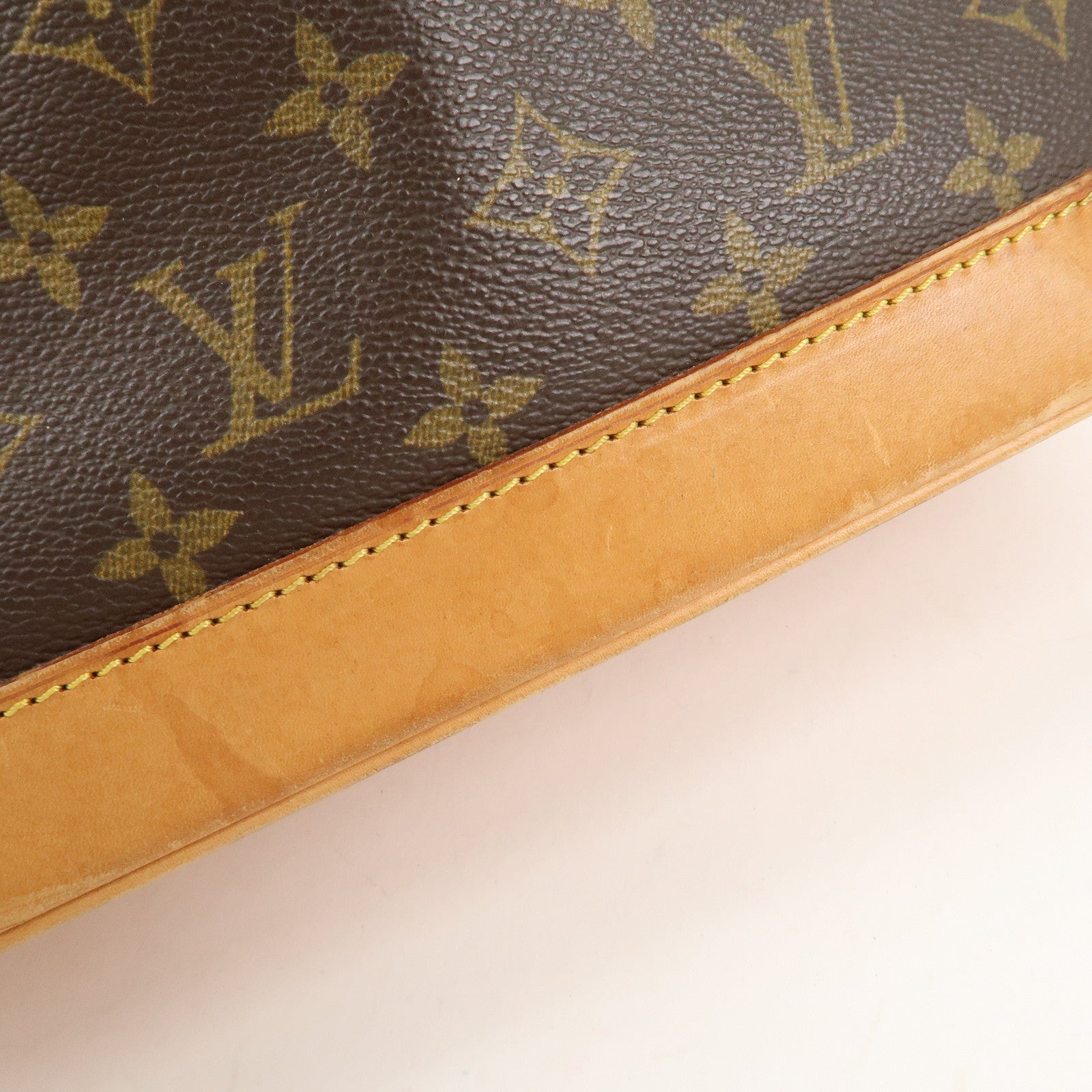 Louis Vuitton Monogram Alma Hand Bag Brown M51130