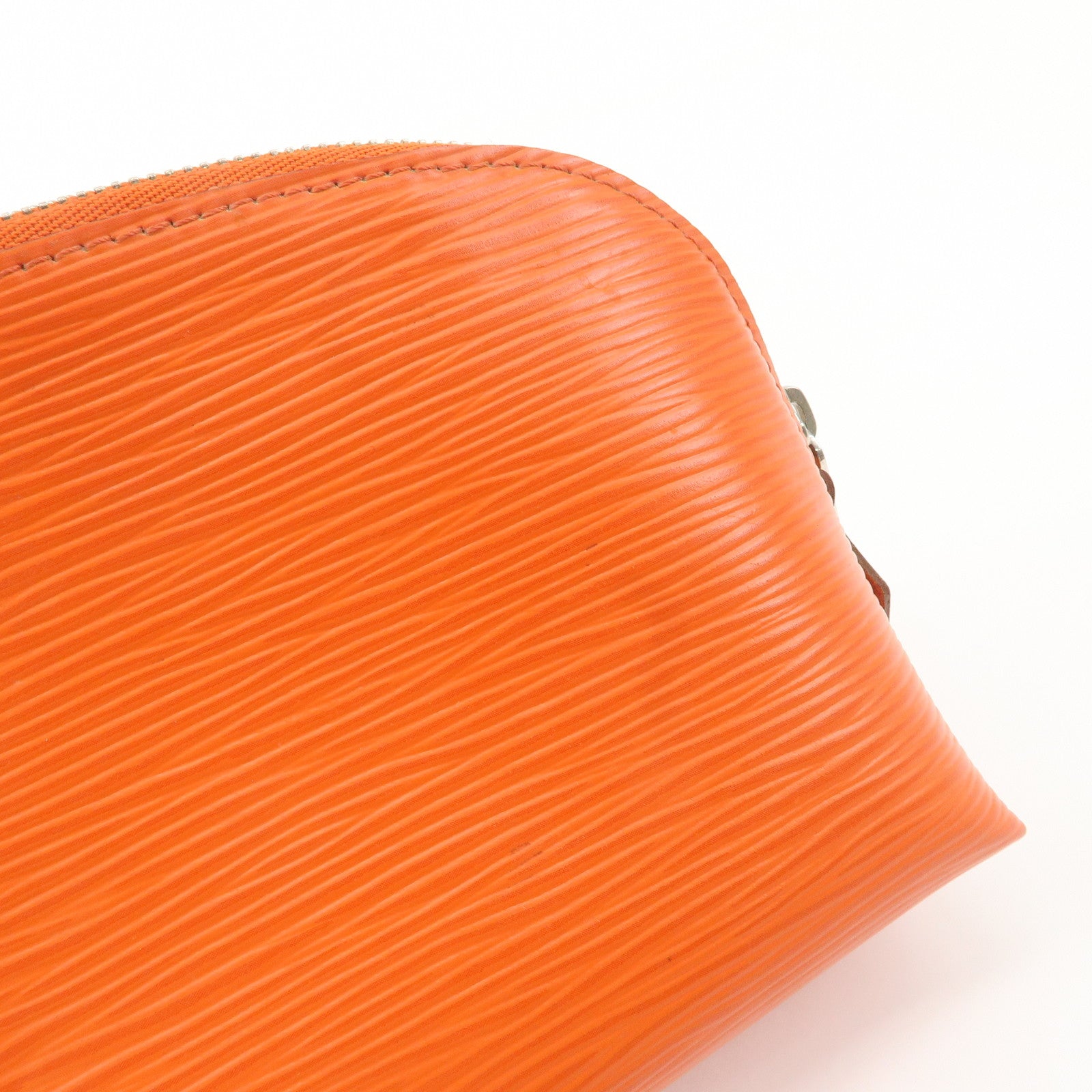 Louis Vuitton Epi Pochette Cosmetic Pouch Pimont Orange Used