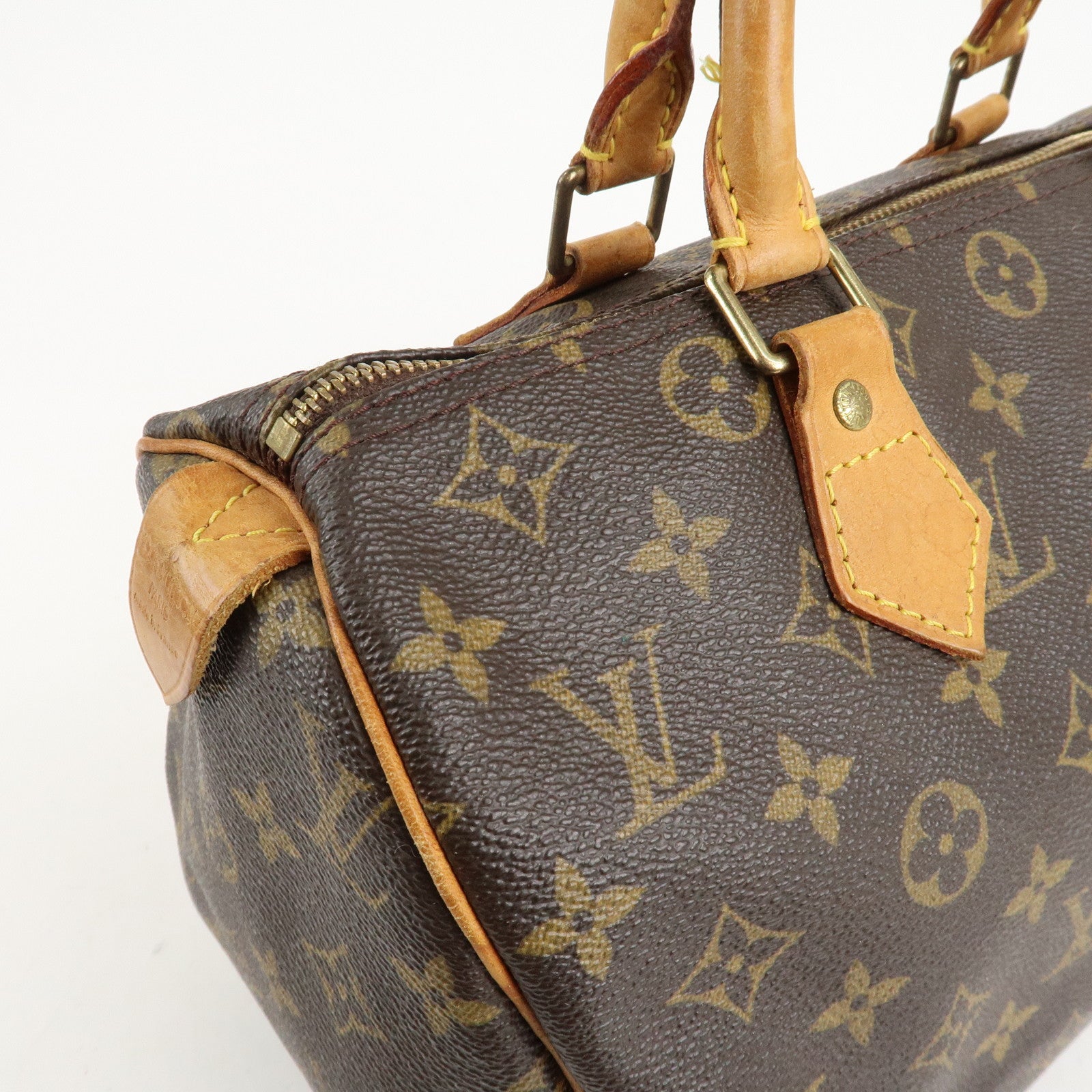 Louis Vuitton Monogram Speedy 30 Hand Bag Boston Bag M41526 Used