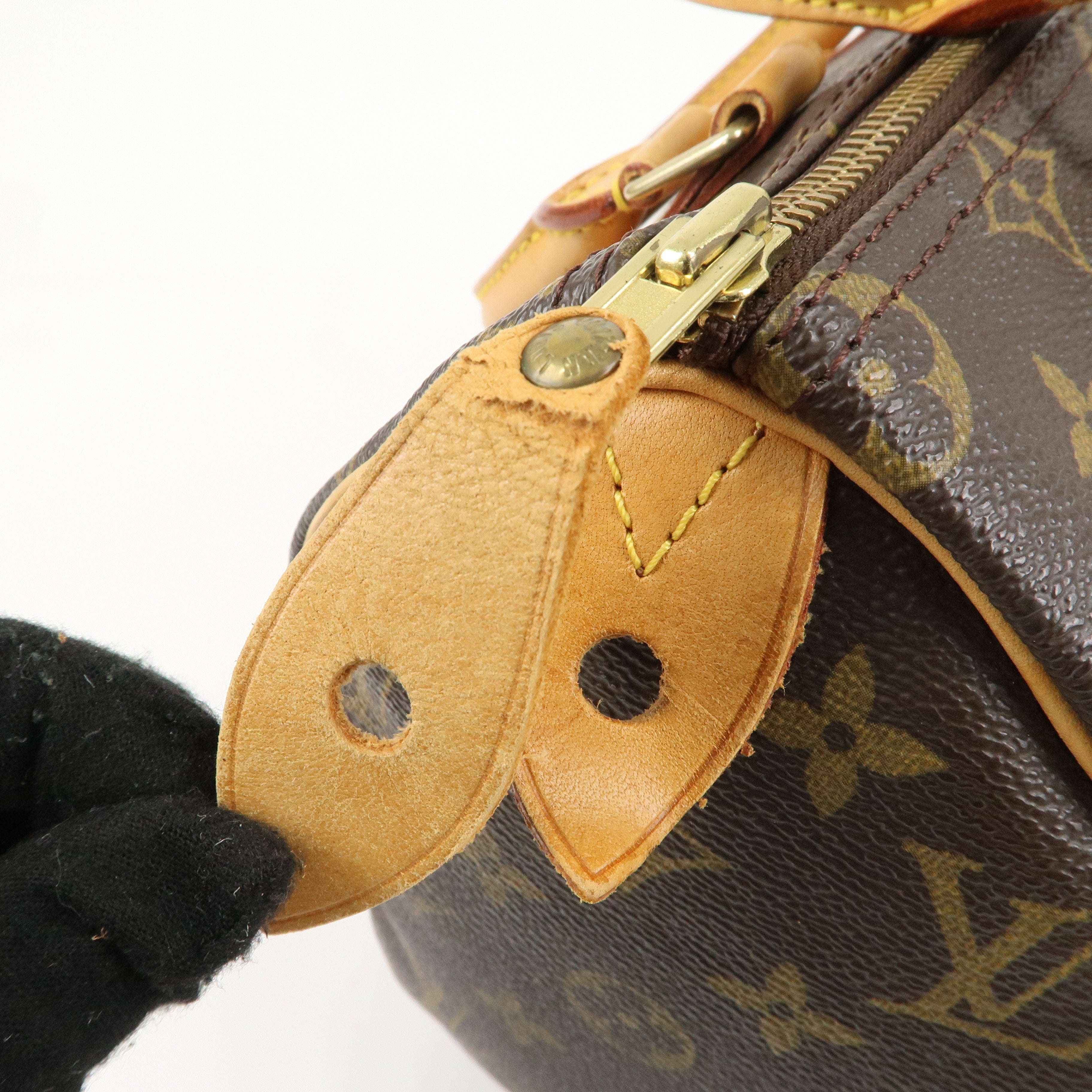 Louis Vuitton Monogram Speedy 25 Hand Bag Boston Bag M41528