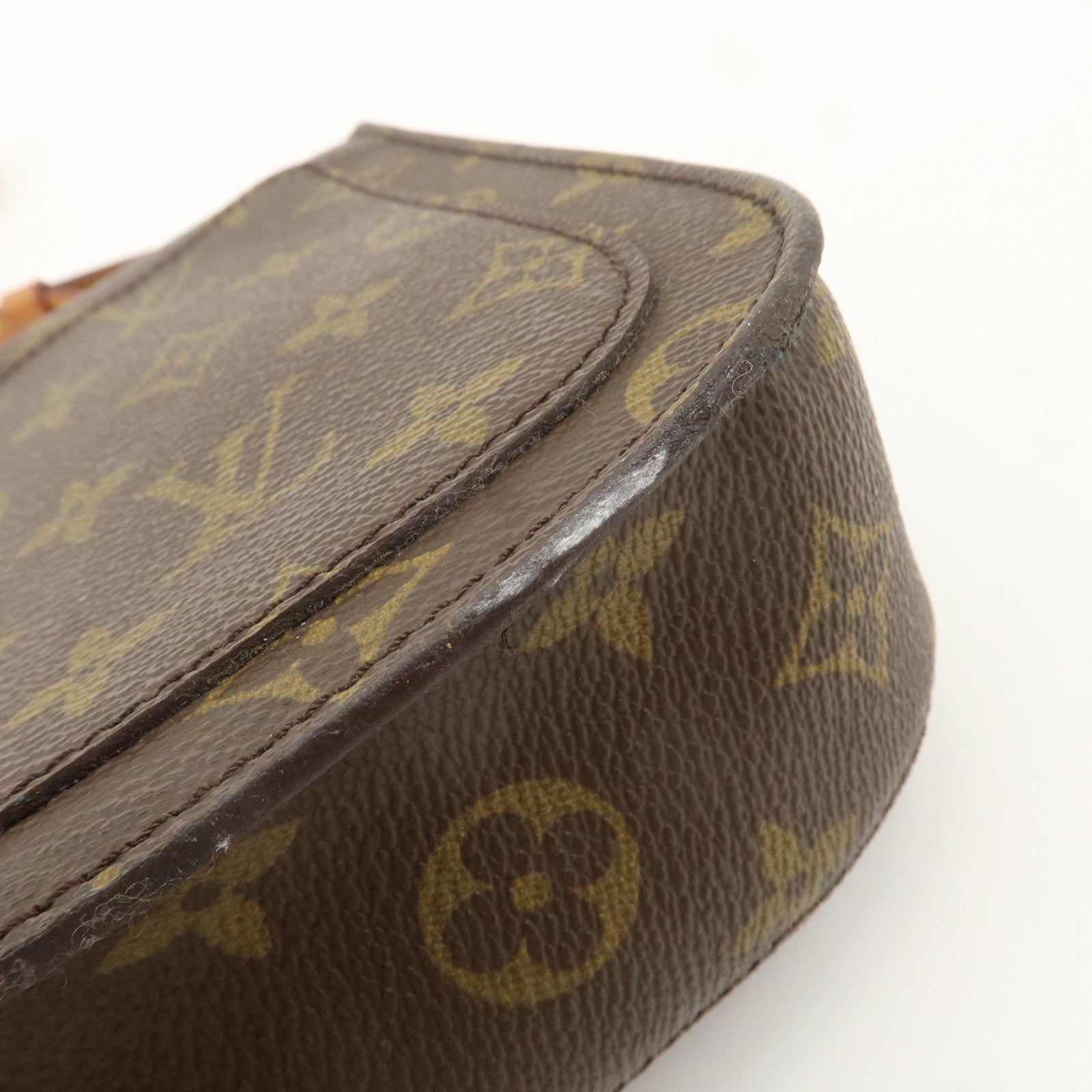 Louis Vuitton Monogram Saint Cloud MM Shoulder Bag Brown M51243