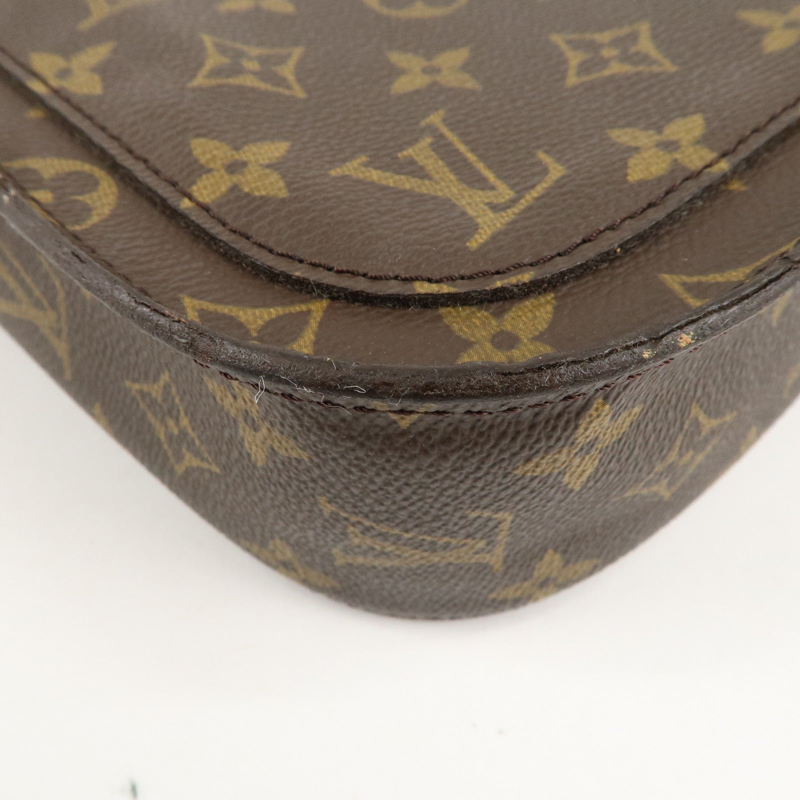 Louis Vuitton Monogram Saint Cloud GM Shoulder Bag Brown M51242