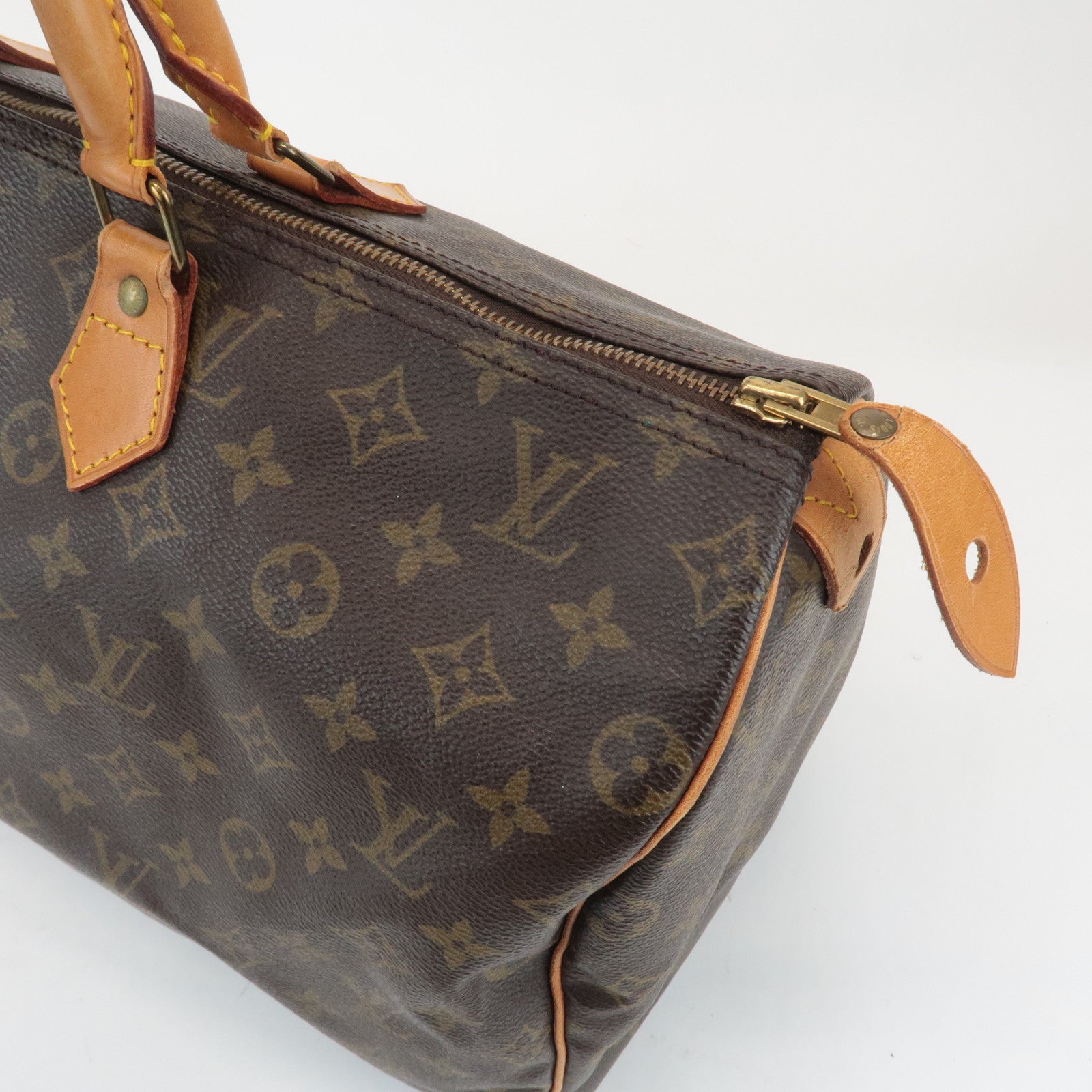 Louis Vuitton Monogram Speedy 40 Hand Bag Boston Bag M41522 Used