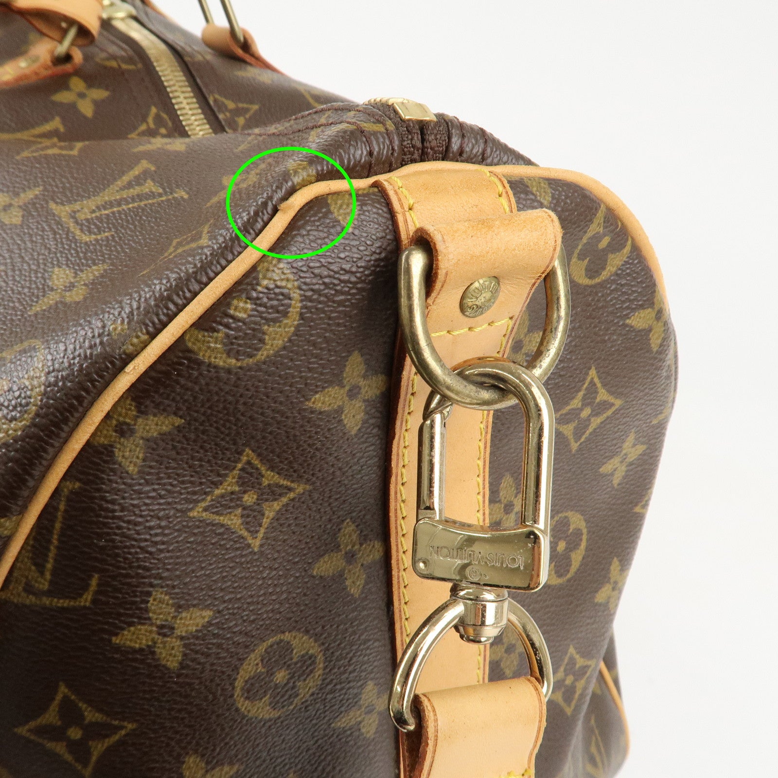 Louis Vuitton Monogram Keep All Bandouliere 50 Boston Bag M41416 Used