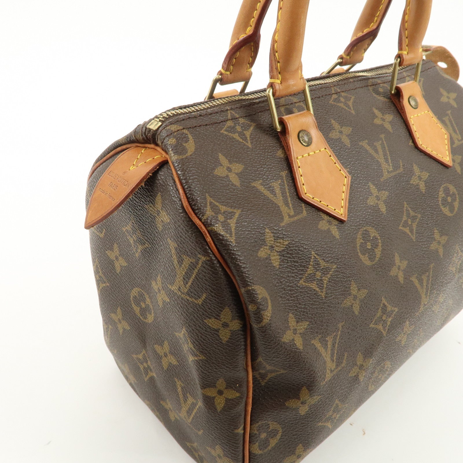 Louis Vuitton Monogram Speedy 25 Hand Bag Boston Bag M41528 Used