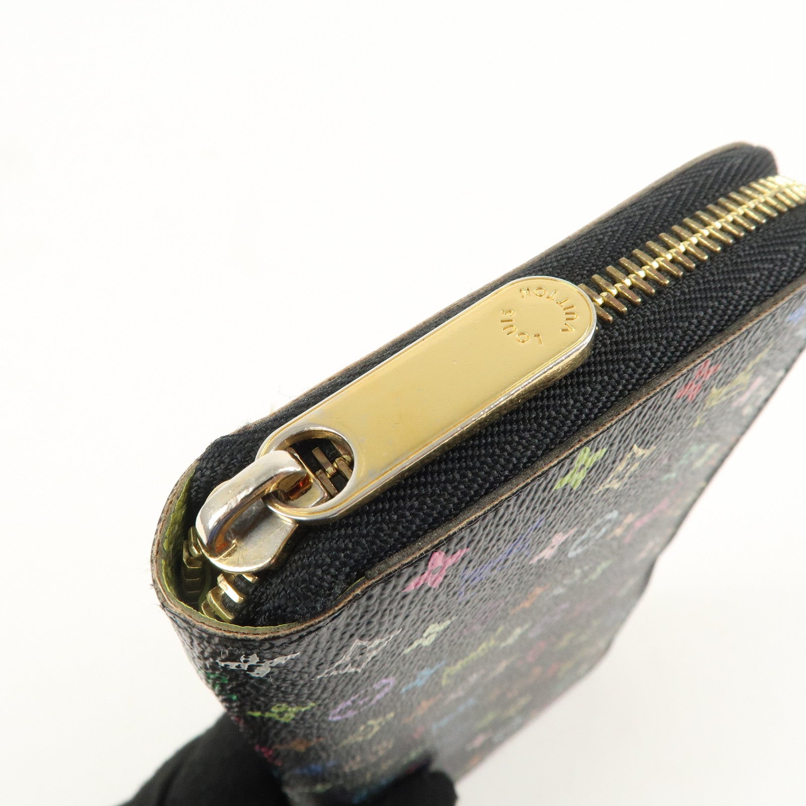 Louis Vuitton Monogram Multi Color Zippy Wallet Noir M60244