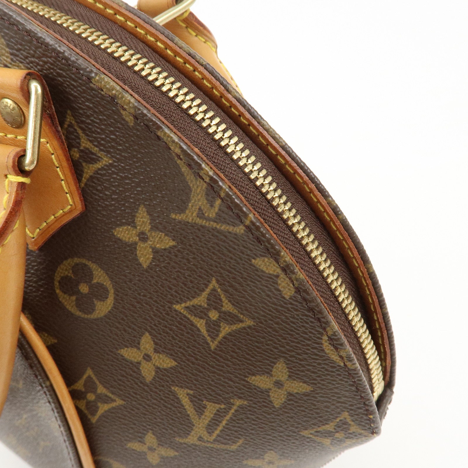 Louis Vuitton Monogram Ellipse MM Hand Bag Brown M51127