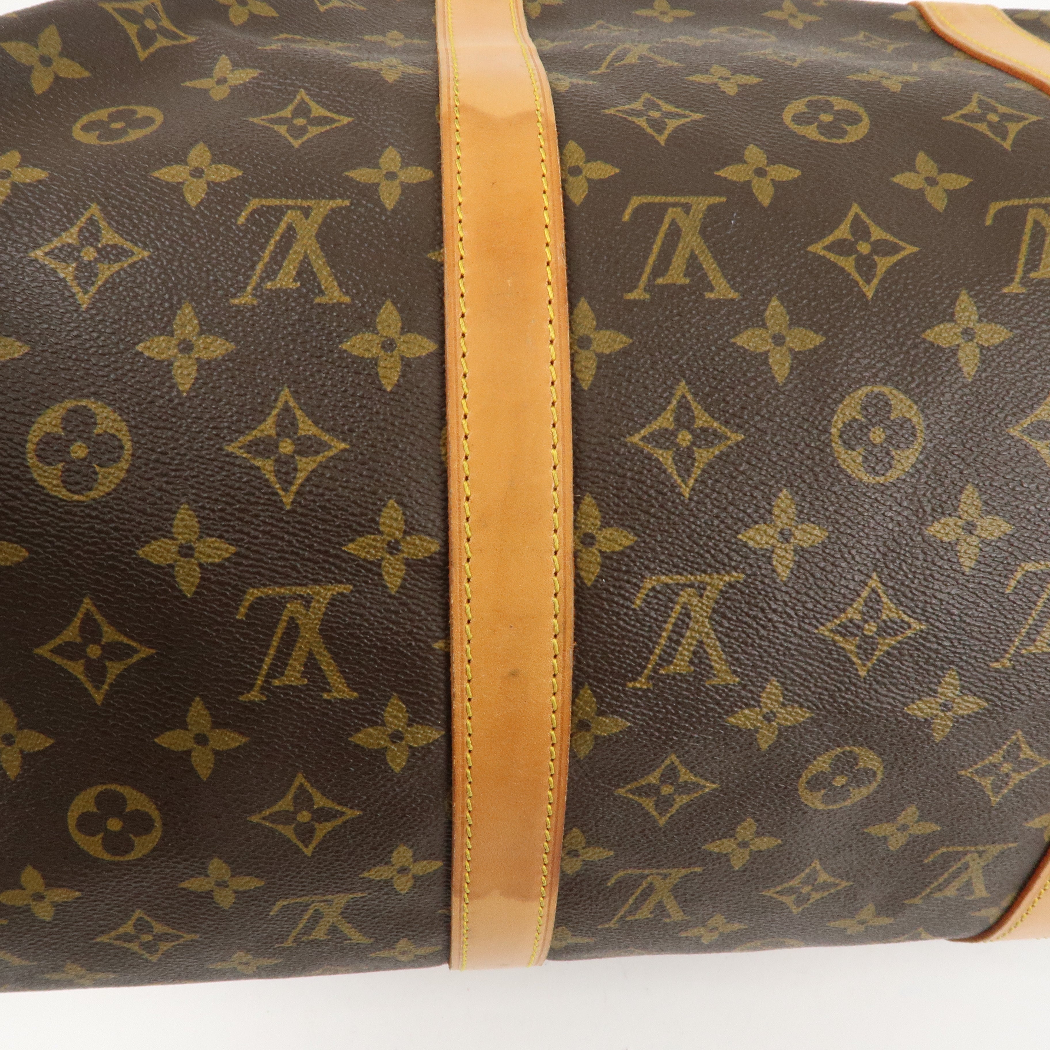 Louis Vuitton Monogram Sac Souple 45 Boston Bag Brown M41624