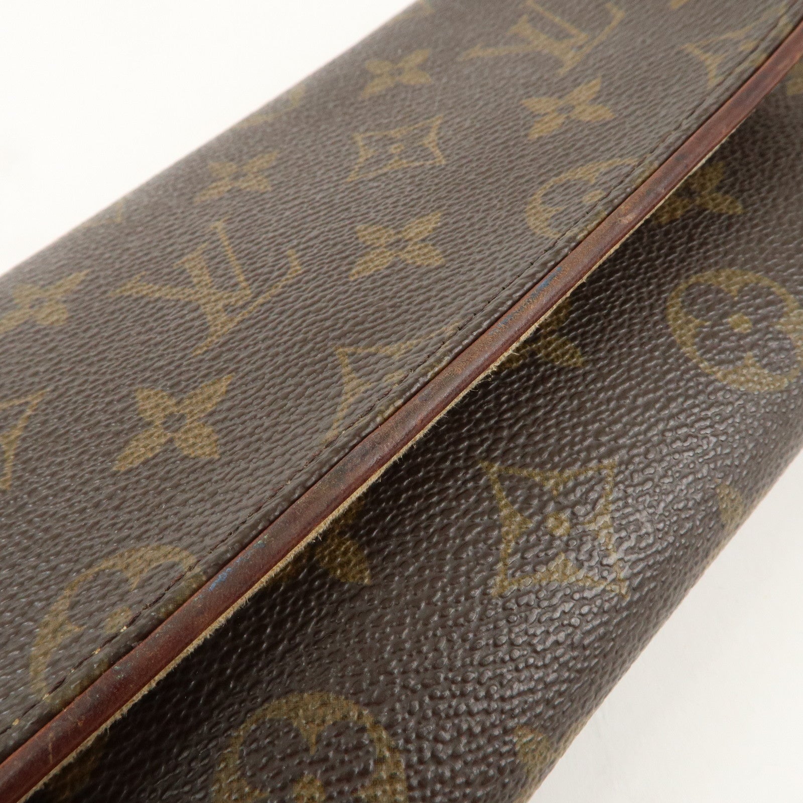 Louis Vuitton Monogram Pochette Twin GM 2Way Bag Brown M51852