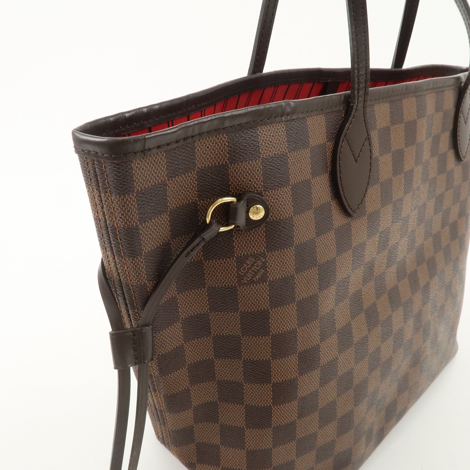 Louis Vuitton Damier Neverfull MM Tote Bag Hand Bag N51105 Used