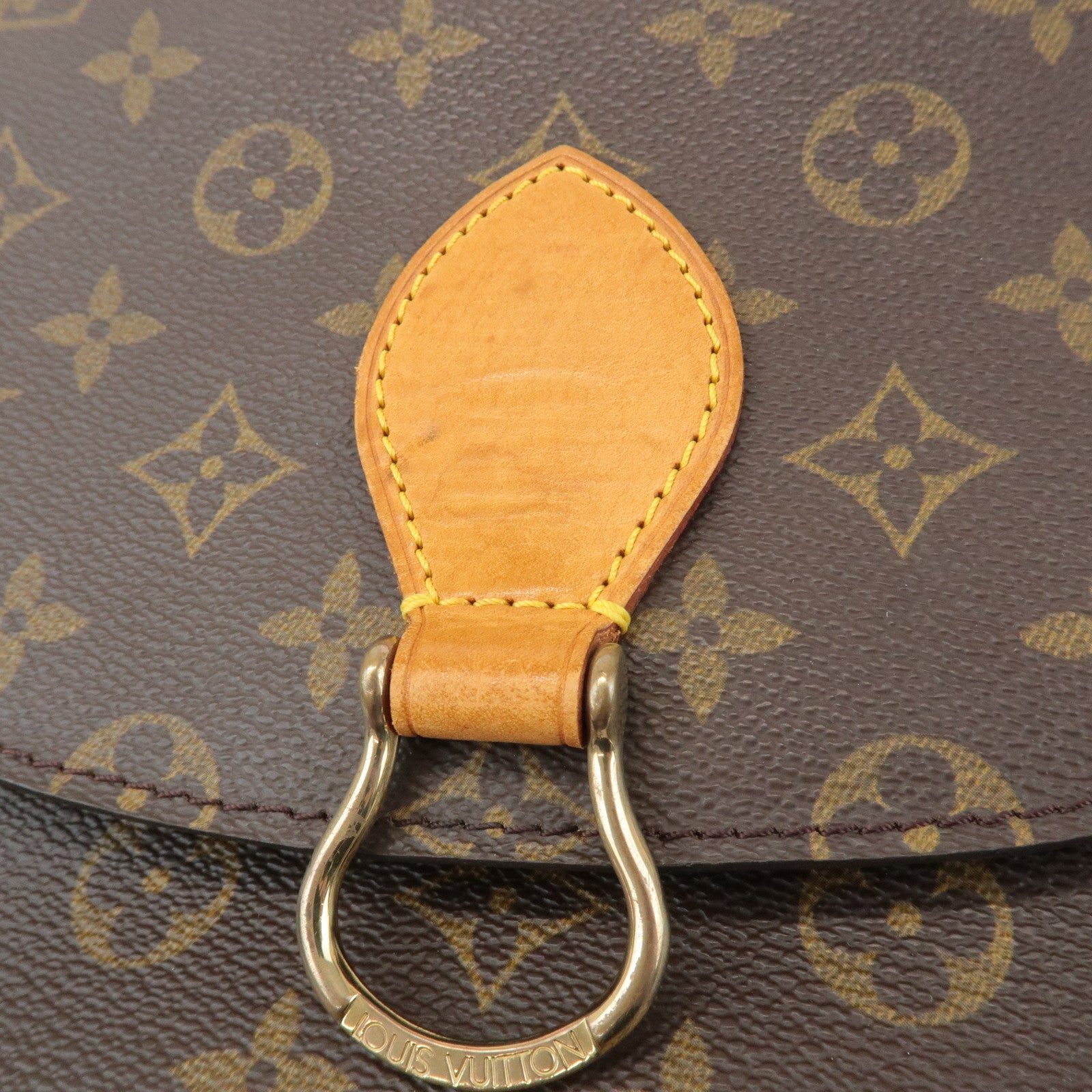 Louis Vuitton Monogram Saint Cloud GM Shoulder Bag Brown M51242 Used