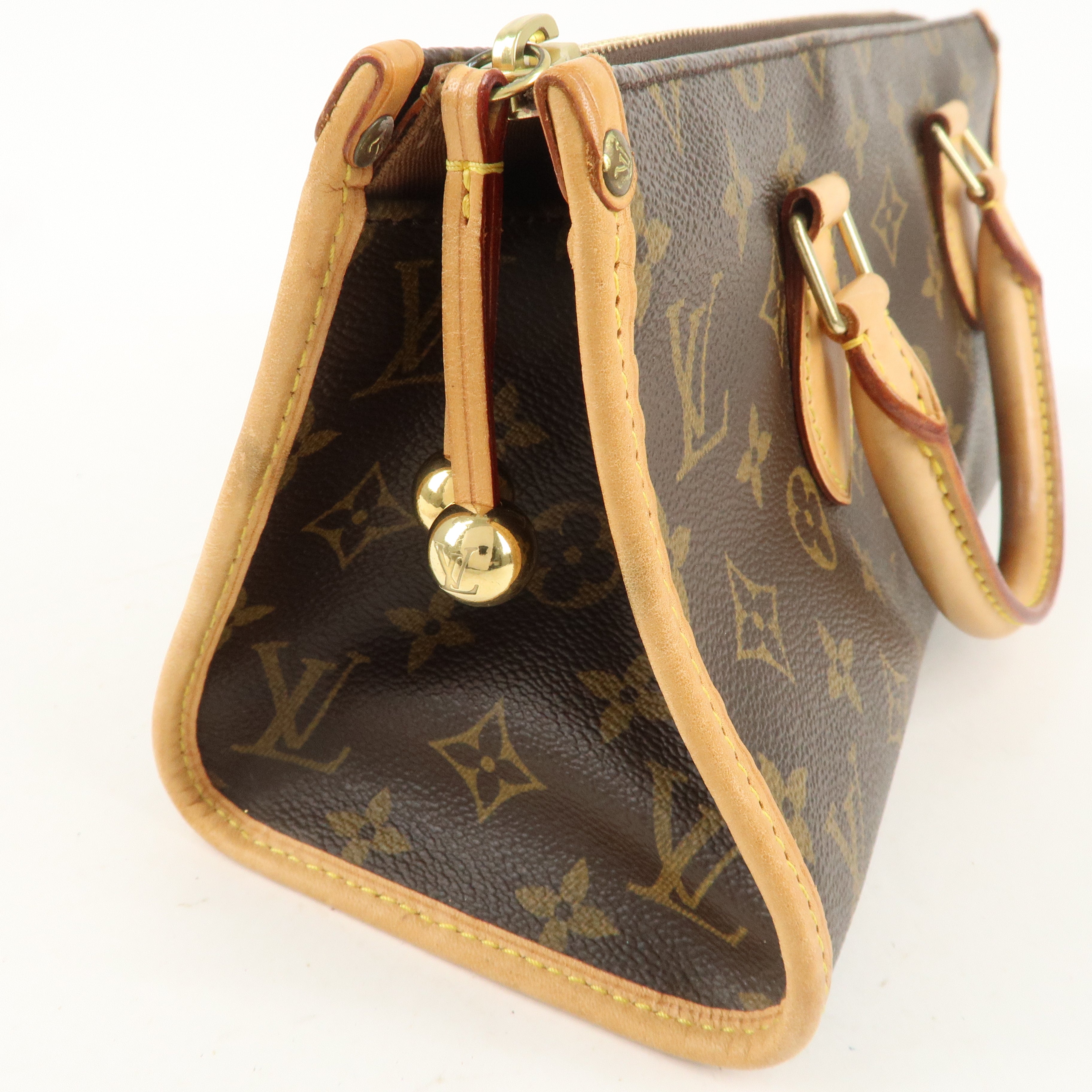 Louis Vuitton Monogram Popincourt Hand Bag Brown M40009