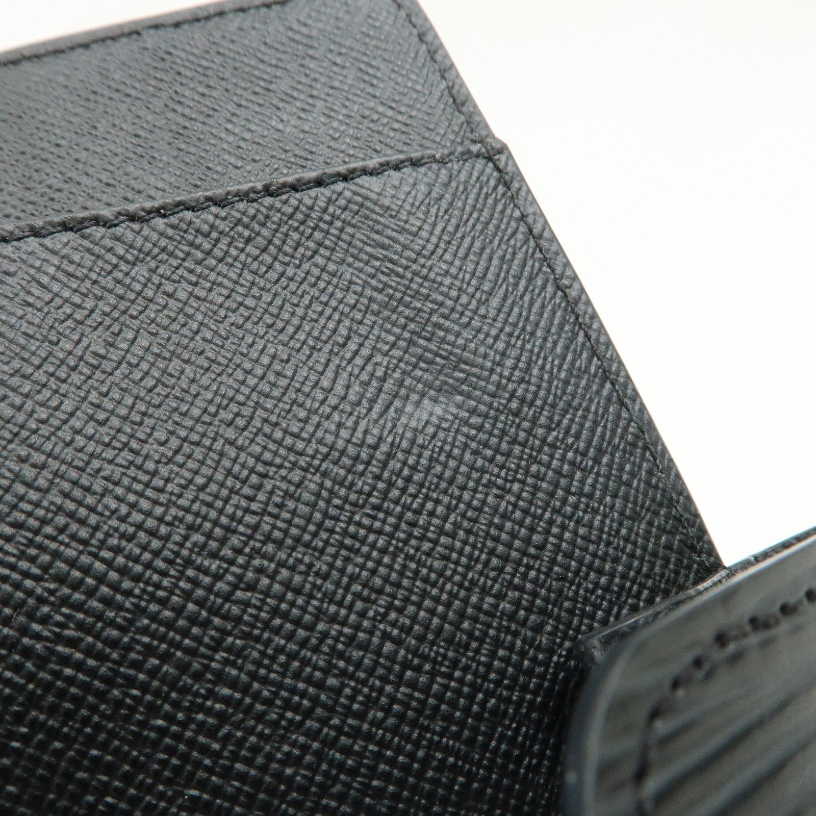 Louis Vuitton Epi Agenda MM Planner Cover Noir Black R20202