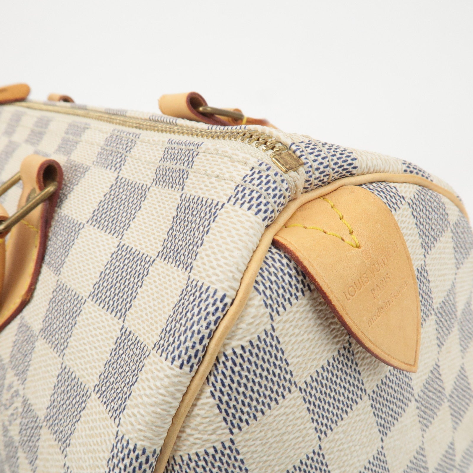 Louis Vuitton Damier Azur Speedy 30 Boston Hand Bag N41533