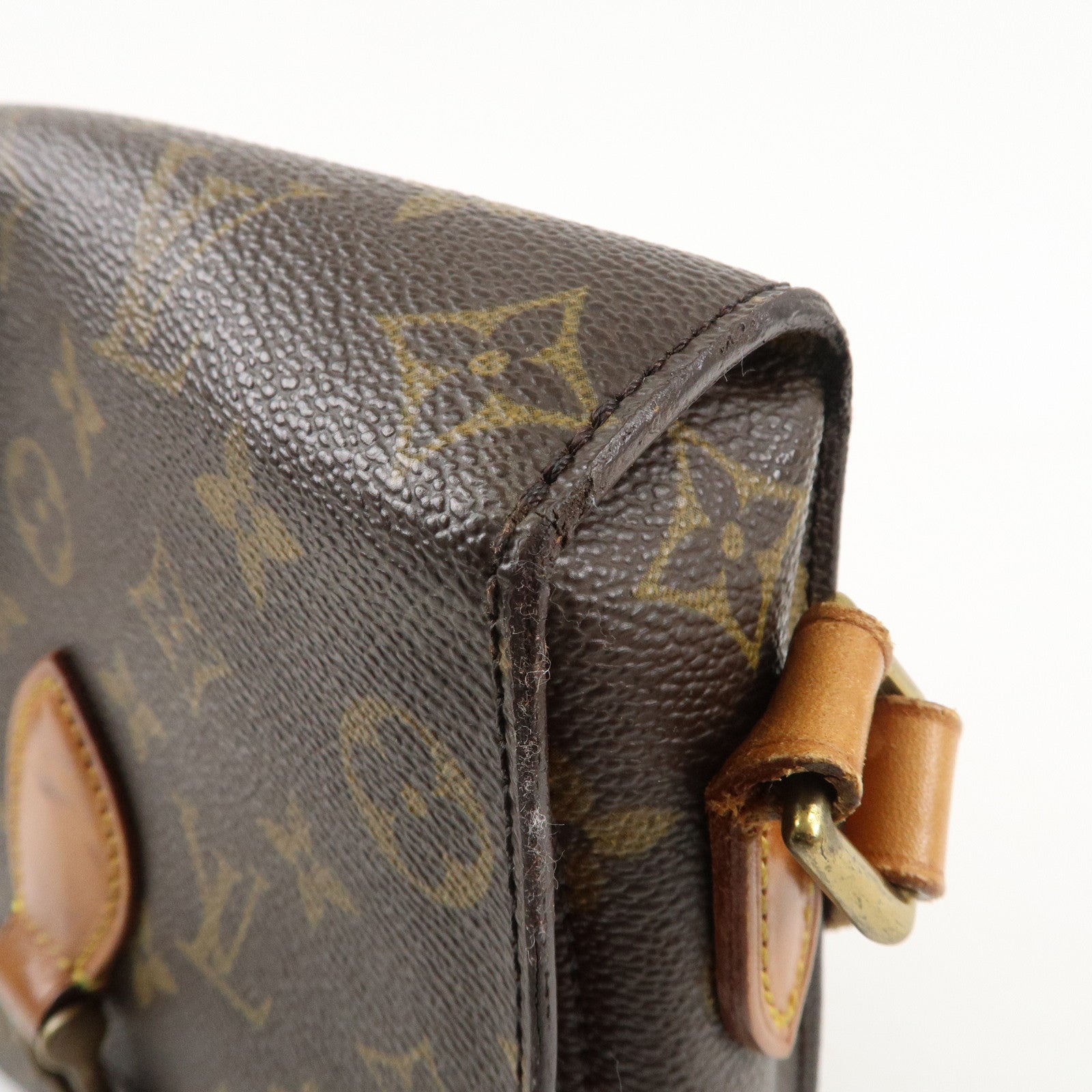 Louis Vuitton Monogram Saint Cloud MM Shoulder Bag Brown M51243