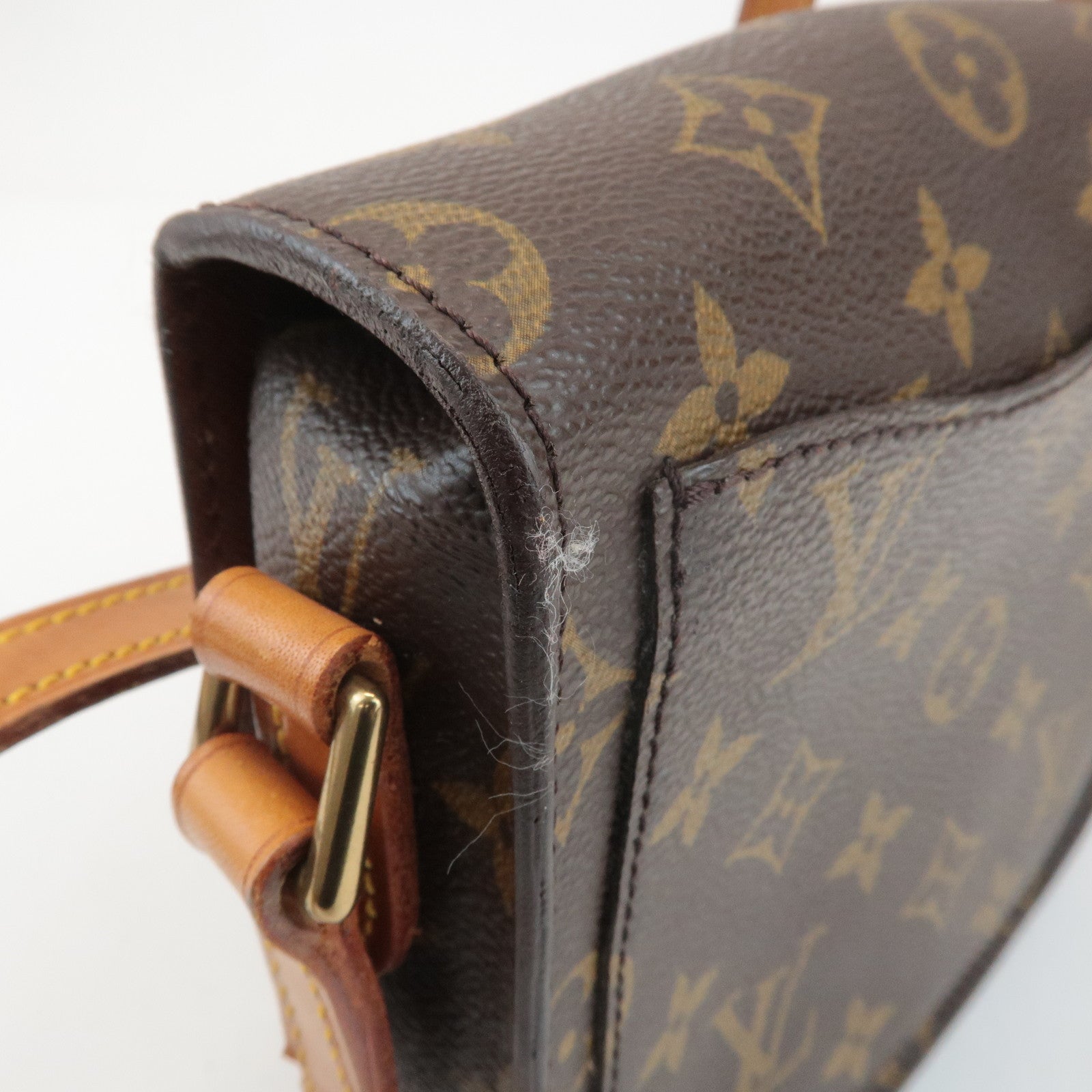 Louis Vuitton Monogram Mini Saint Cloud Shoulder Bag M51244 Used