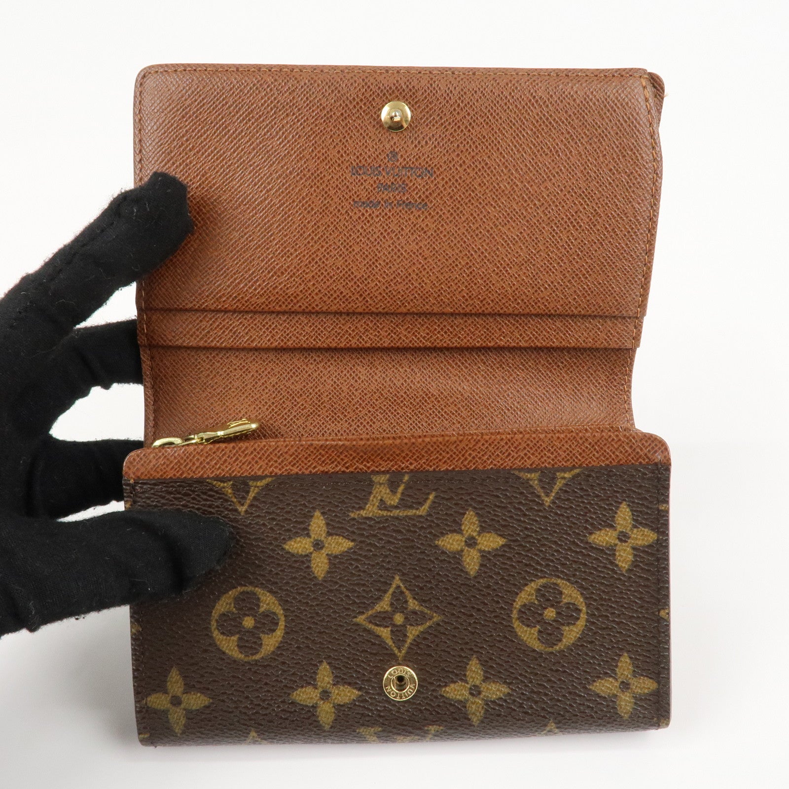 Louis Vuitton Monogram Porte Monnaie Billets Tresor Wallet M61730