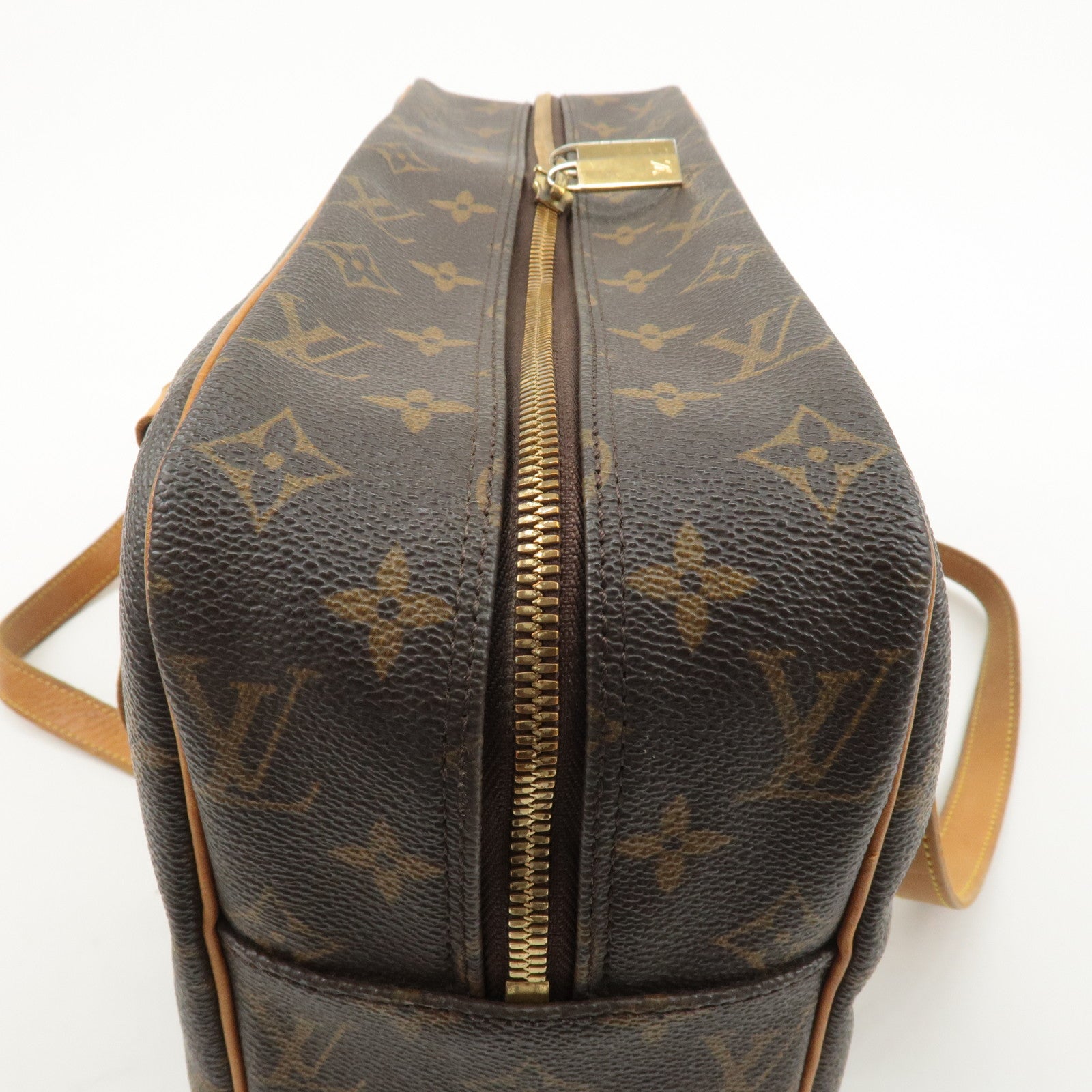 Louis Vuitton Monogram Cite GM Boston Hand Bag Brown M51181