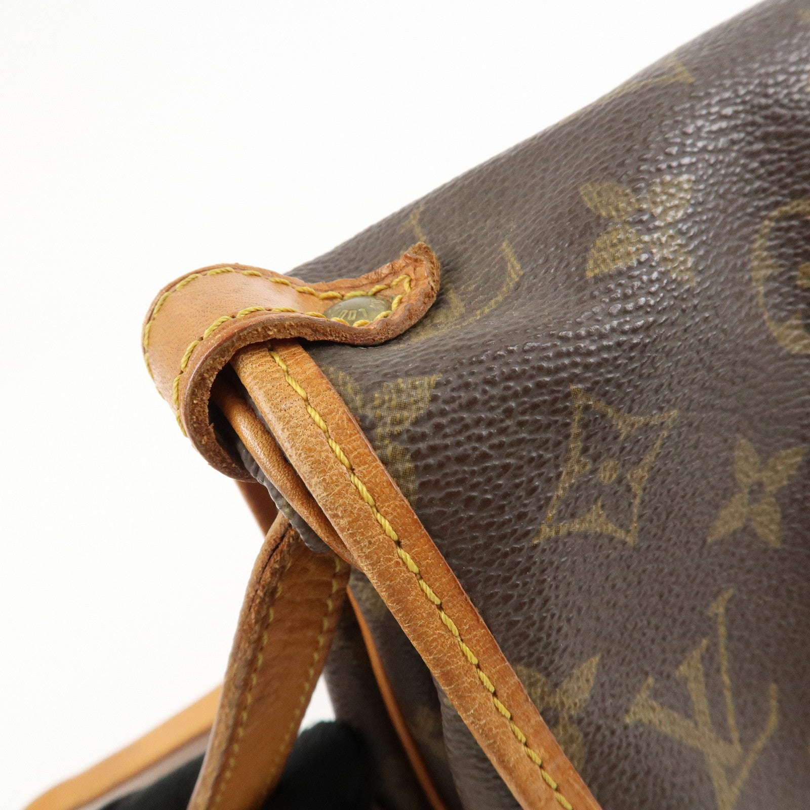 Louis Vuitton Monogram Saumur 30 Shoulder Bag Brown M42256 Bag Used