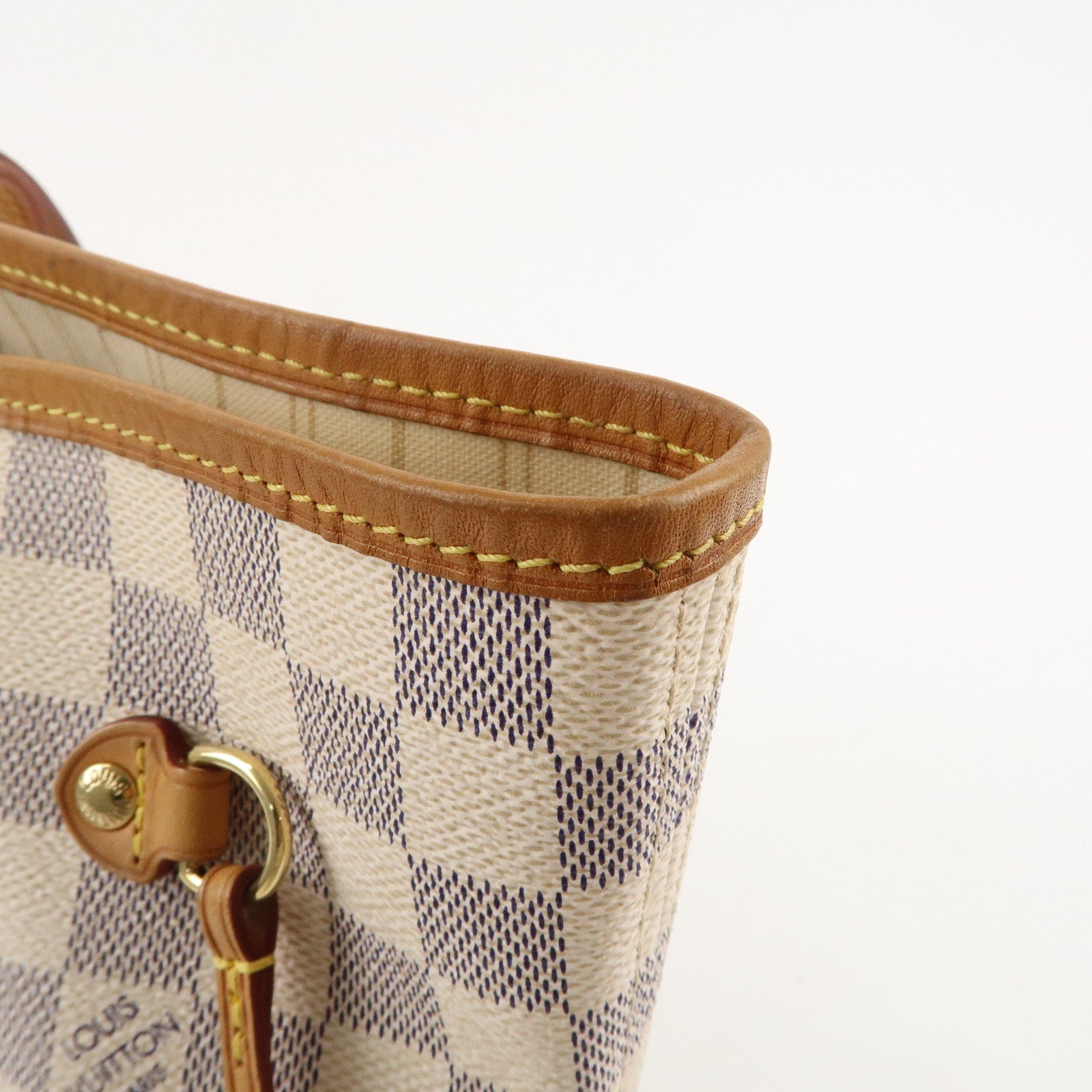 Louis Vuitton Damier Azur Neverfull MM Tote Bag N51107