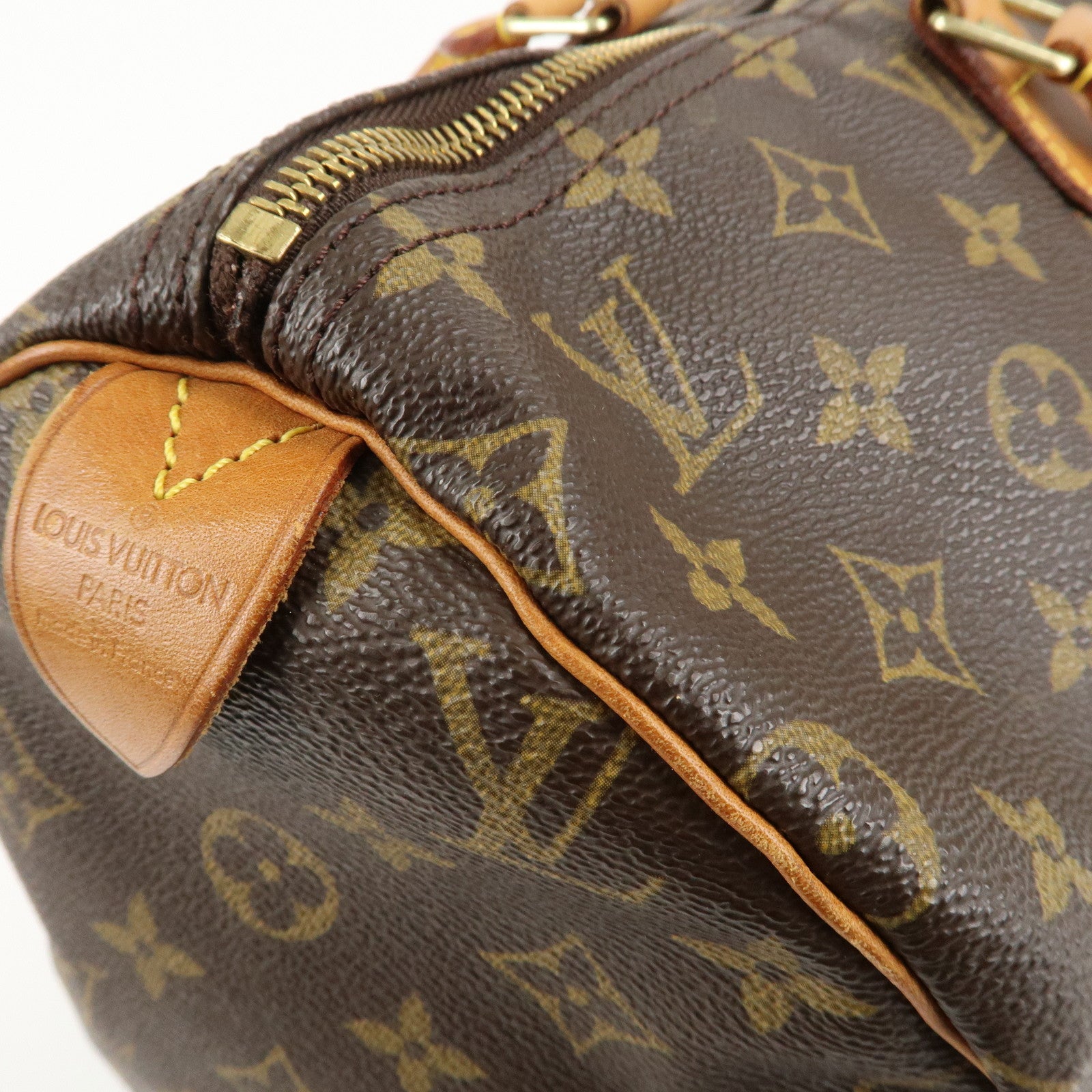 Louis Vuitton Monogram Speedy 40 Hand Bag Boston Bag M41522 Used