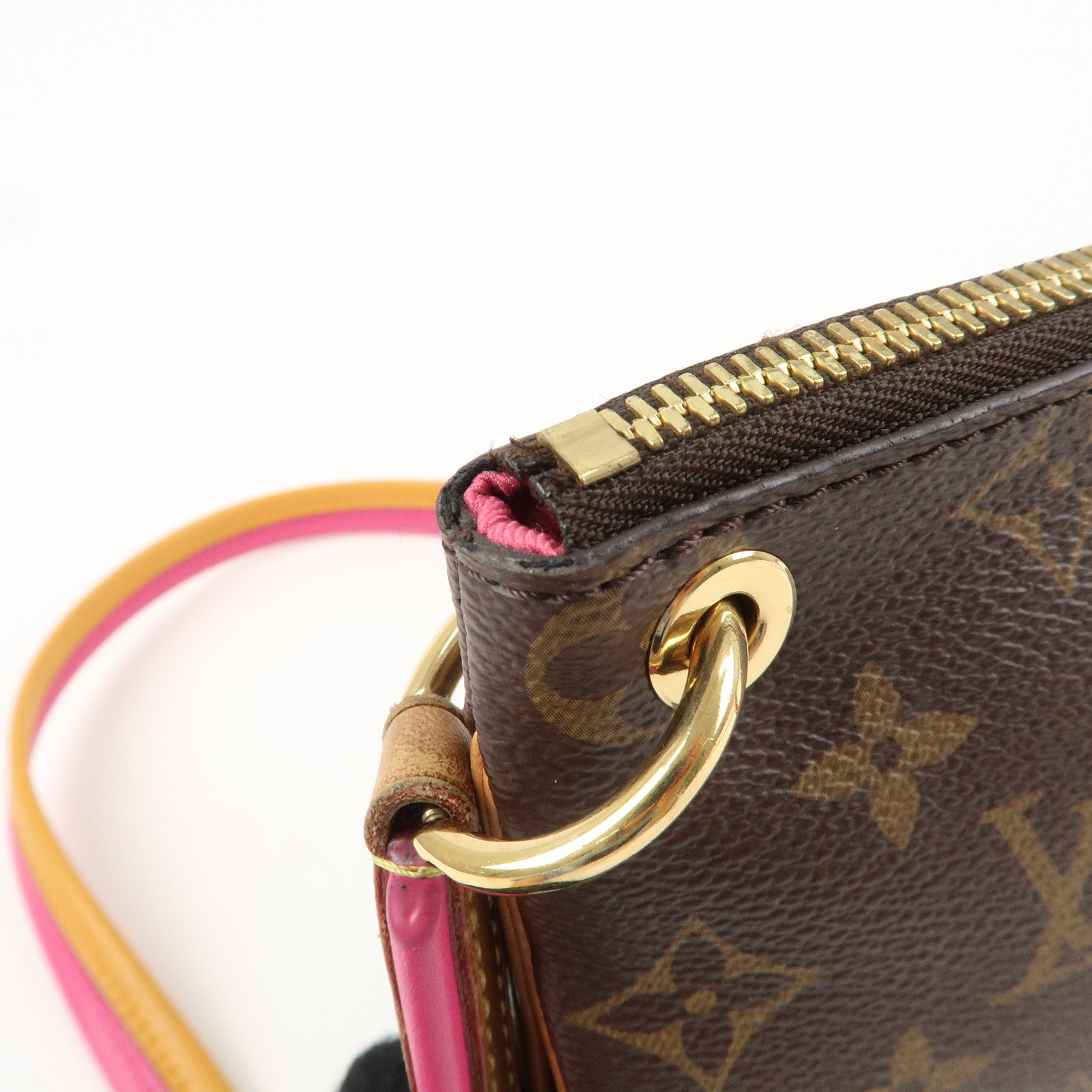 Louis Vuitton Monogram Lorette Shoulder Bag Hot Pink M44053