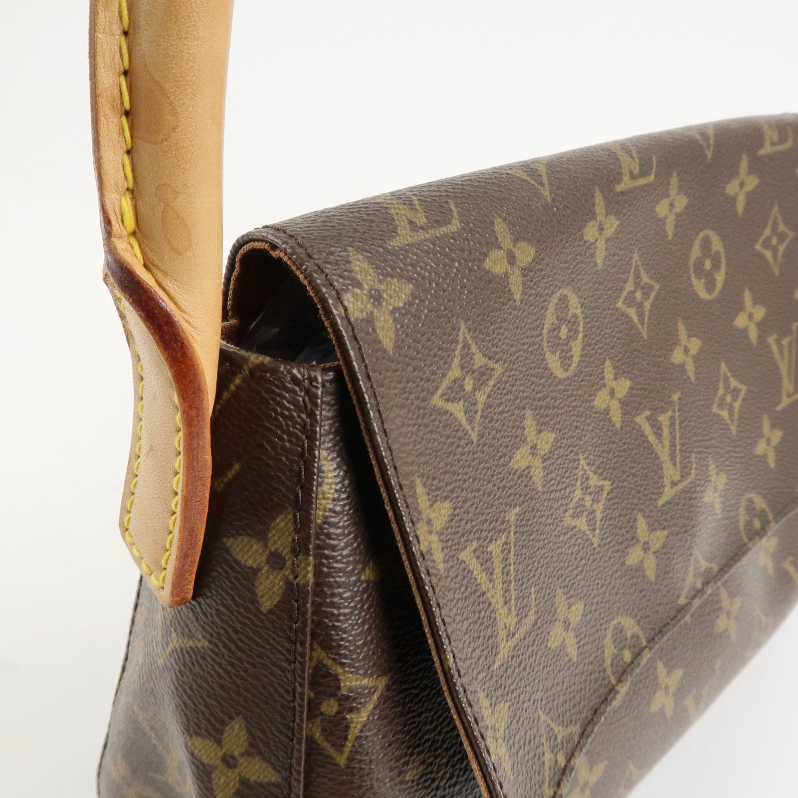 Louis Vuitton Monogram Mini Looping Shoulder Bag Hand Bag M51147 Used